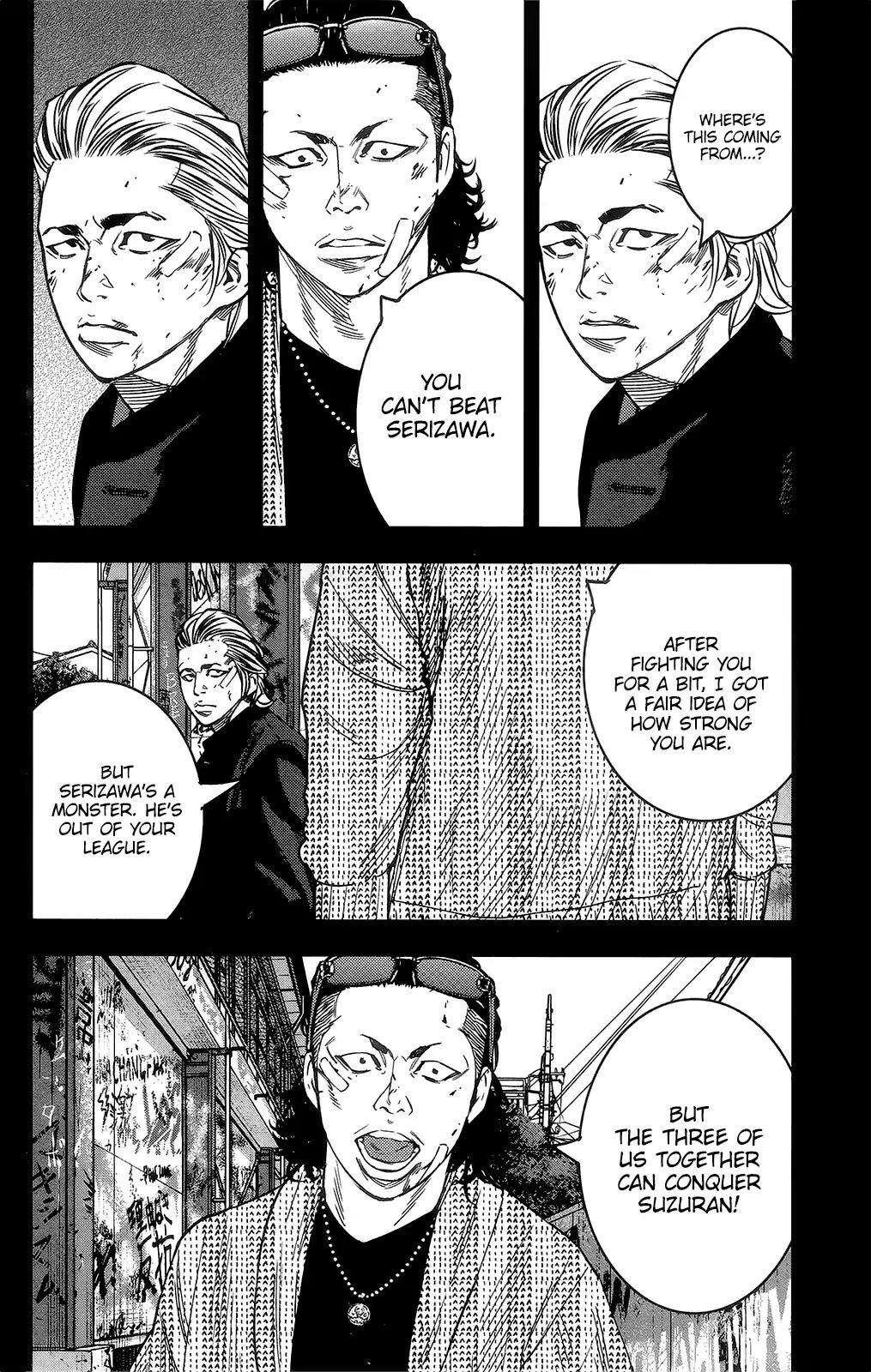 Crows Zero II: Suzuran x Houen Chapter 40 page 21 - Chapter 40: Izaki and Tokaji