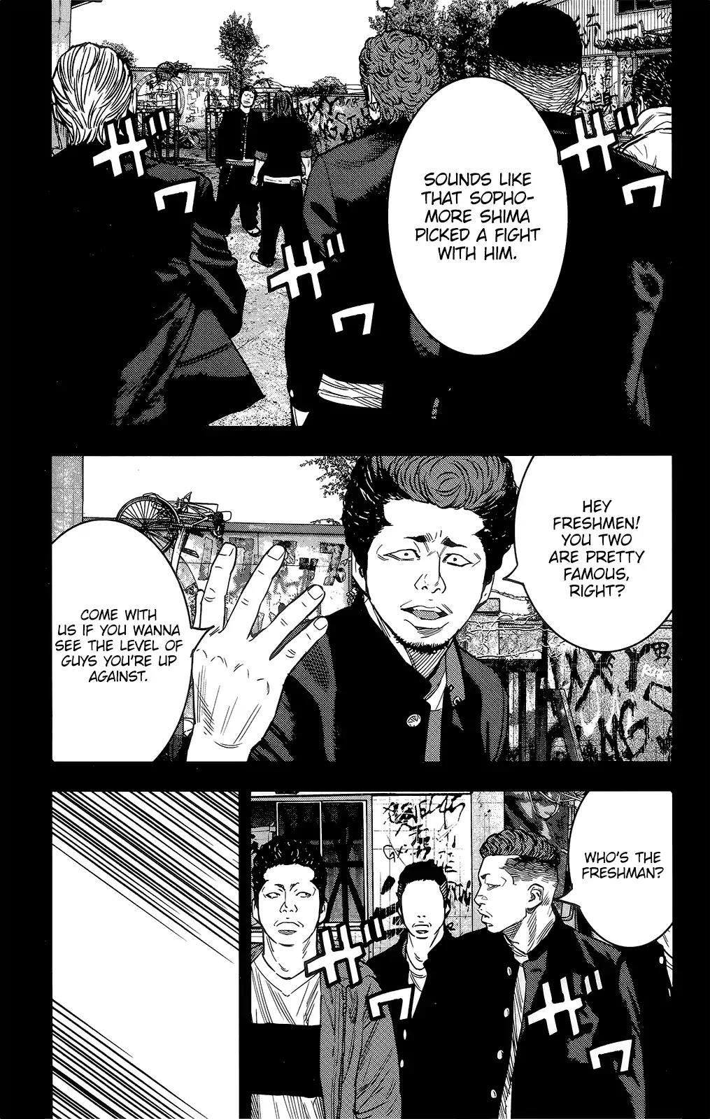 Crows Zero II: Suzuran x Houen Chapter 40 page 8 - Chapter 40: Izaki and Tokaji