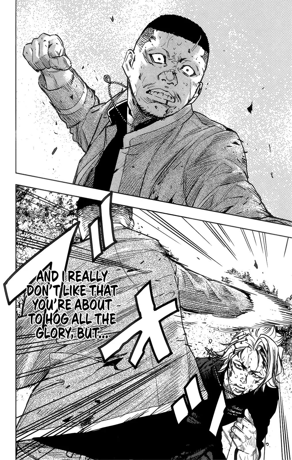 Crows Zero II: Suzuran x Houen Chapter 41 page 10 - Chapter 41: Izaki vs Matoba, conclusion