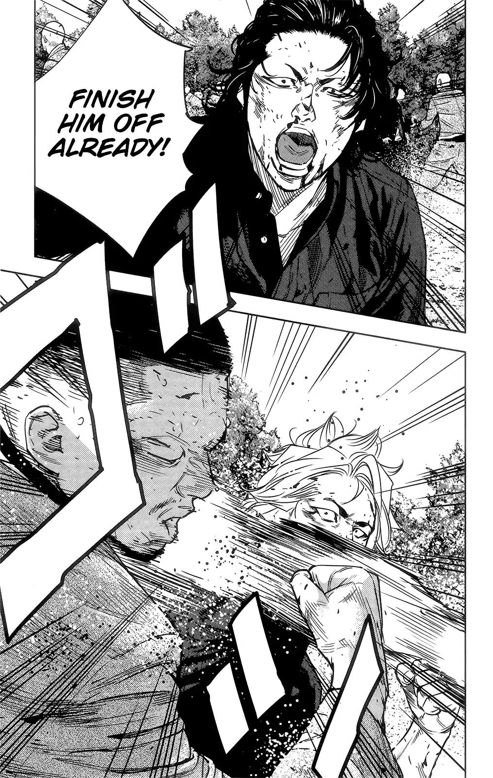 Crows Zero II: Suzuran x Houen Chapter 41 page 11 - Chapter 41: Izaki vs Matoba, conclusion