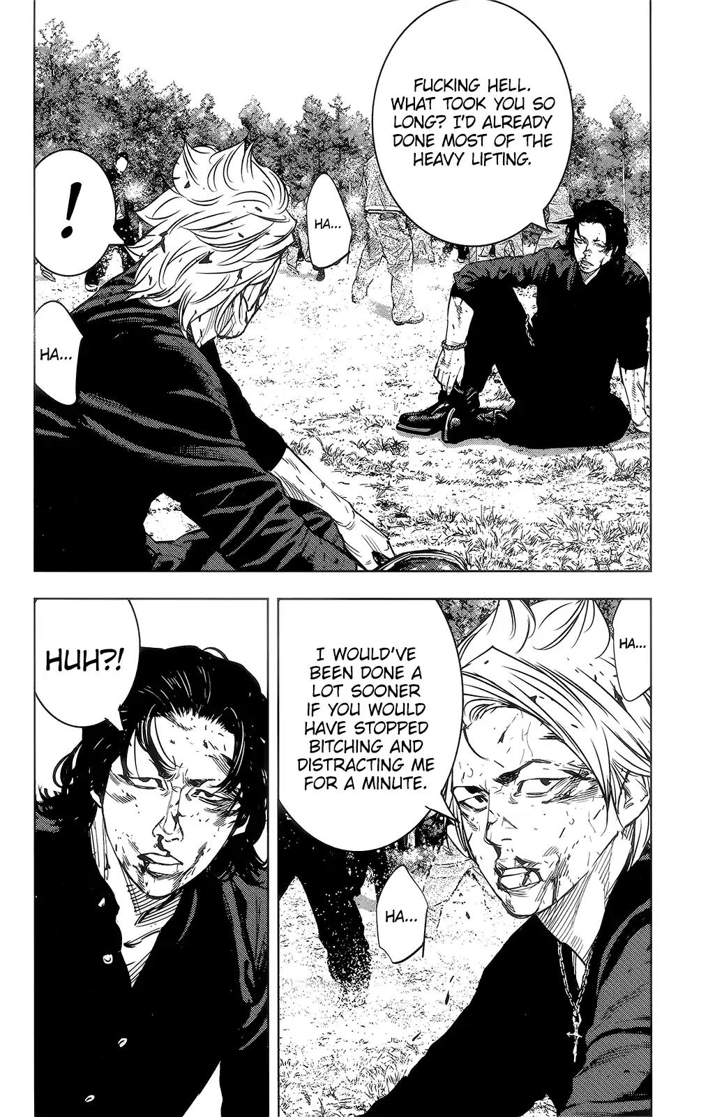 Crows Zero II: Suzuran x Houen Chapter 41 page 23 - Chapter 41: Izaki vs Matoba, conclusion