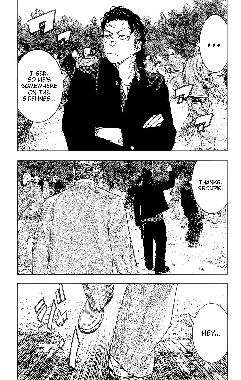Crows Zero II: Suzuran x Houen Chapter 42 page 19 - Chapter 42: Narumi Taiga vs Makise Takashi