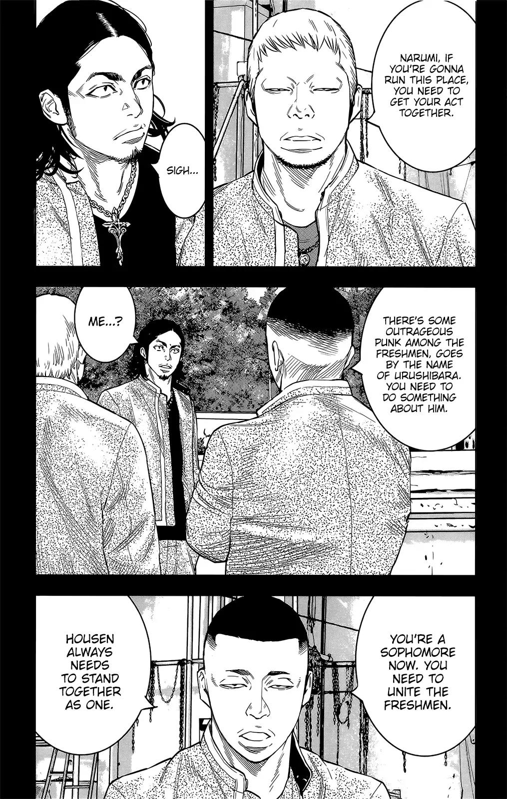 Crows Zero II: Suzuran x Houen Chapter 45 page 12 - Chapter 45: Urushibara Ryou