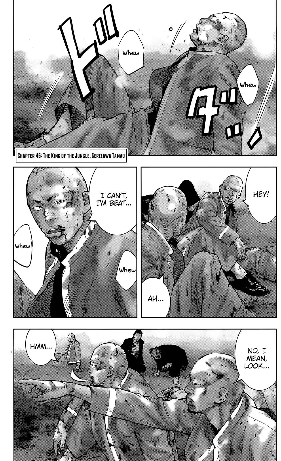 Crows Zero II: Suzuran x Houen Chapter 46 page 2 - Chapter 46: The King of the Jungle, Serizawa Tamao