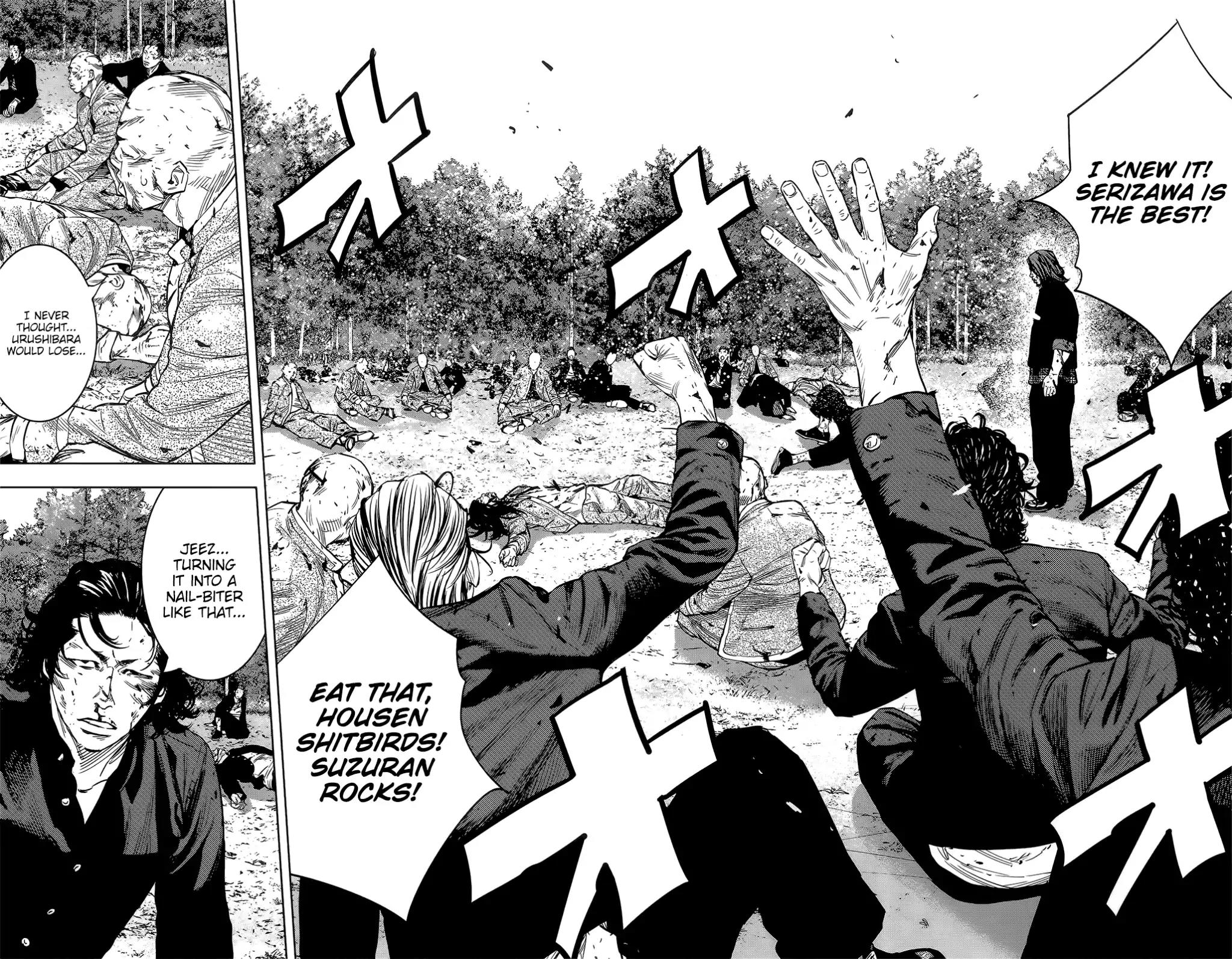 Crows Zero II: Suzuran x Houen Chapter 47 page 13 - Chapter 47: Serizawa Tamao vs Urushibara Ryou, Conclusion