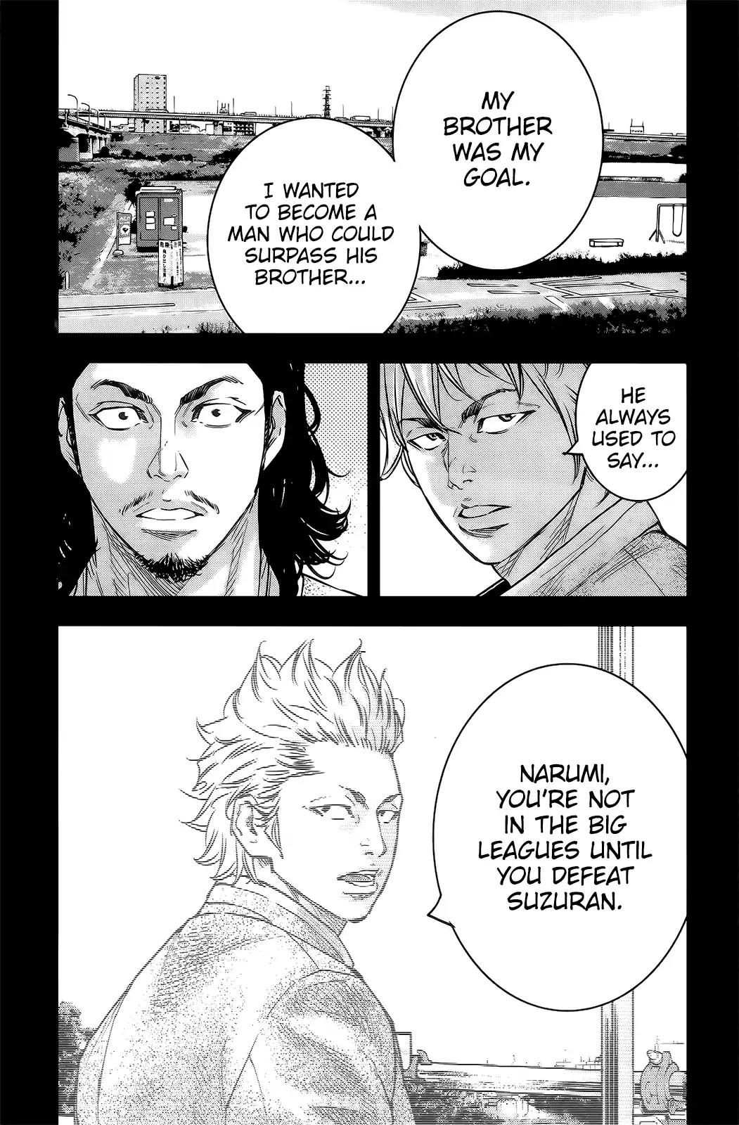 Crows Zero II: Suzuran x Houen Chapter 49 page 10 - Chapter 49: Housen Boss, Narumi Taiga