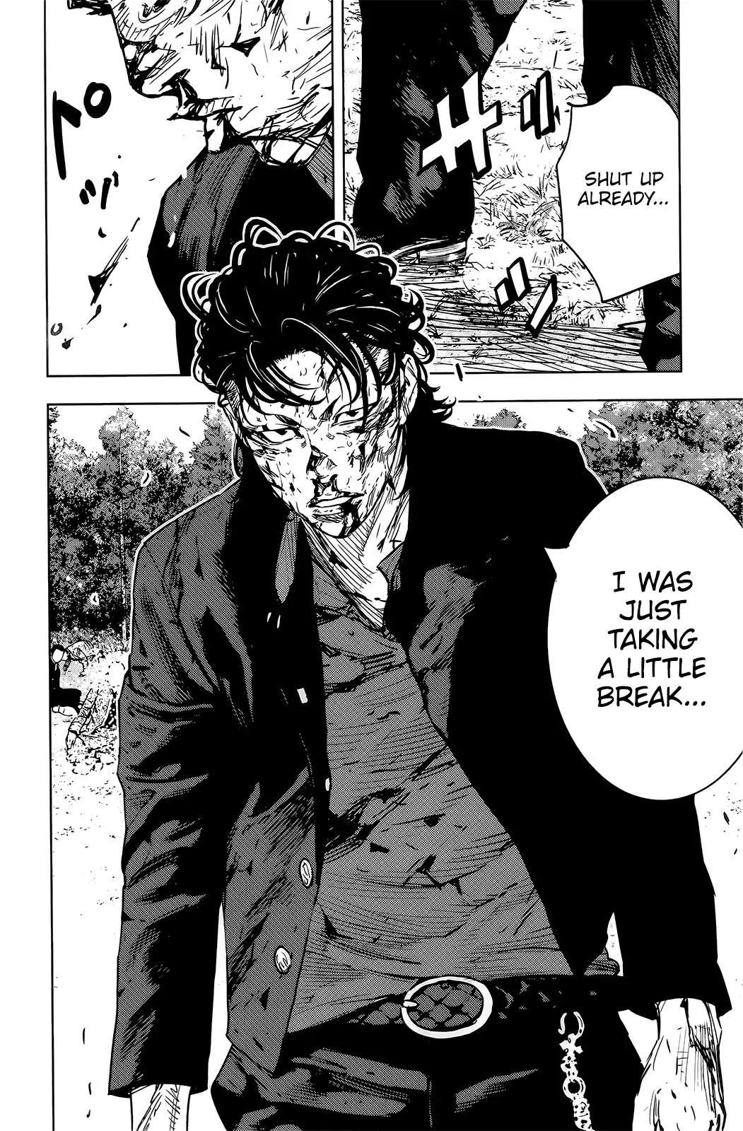 Crows Zero II: Suzuran x Houen Chapter 49 page 34 - Chapter 49: Housen Boss, Narumi Taiga