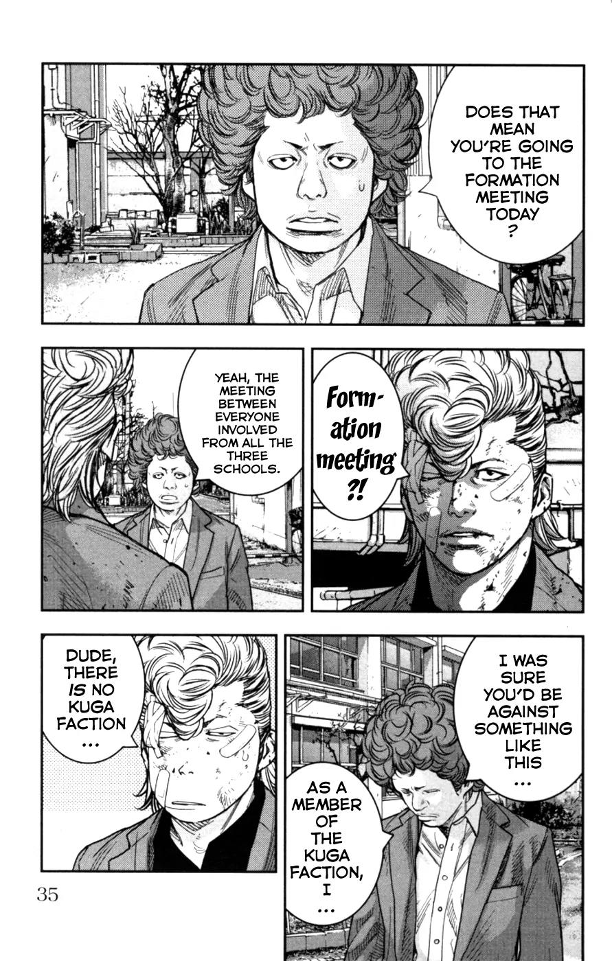 Crows Zero II: Suzuran x Houen Chapter 9 page 35 - Chapter 9: Formation Meeting