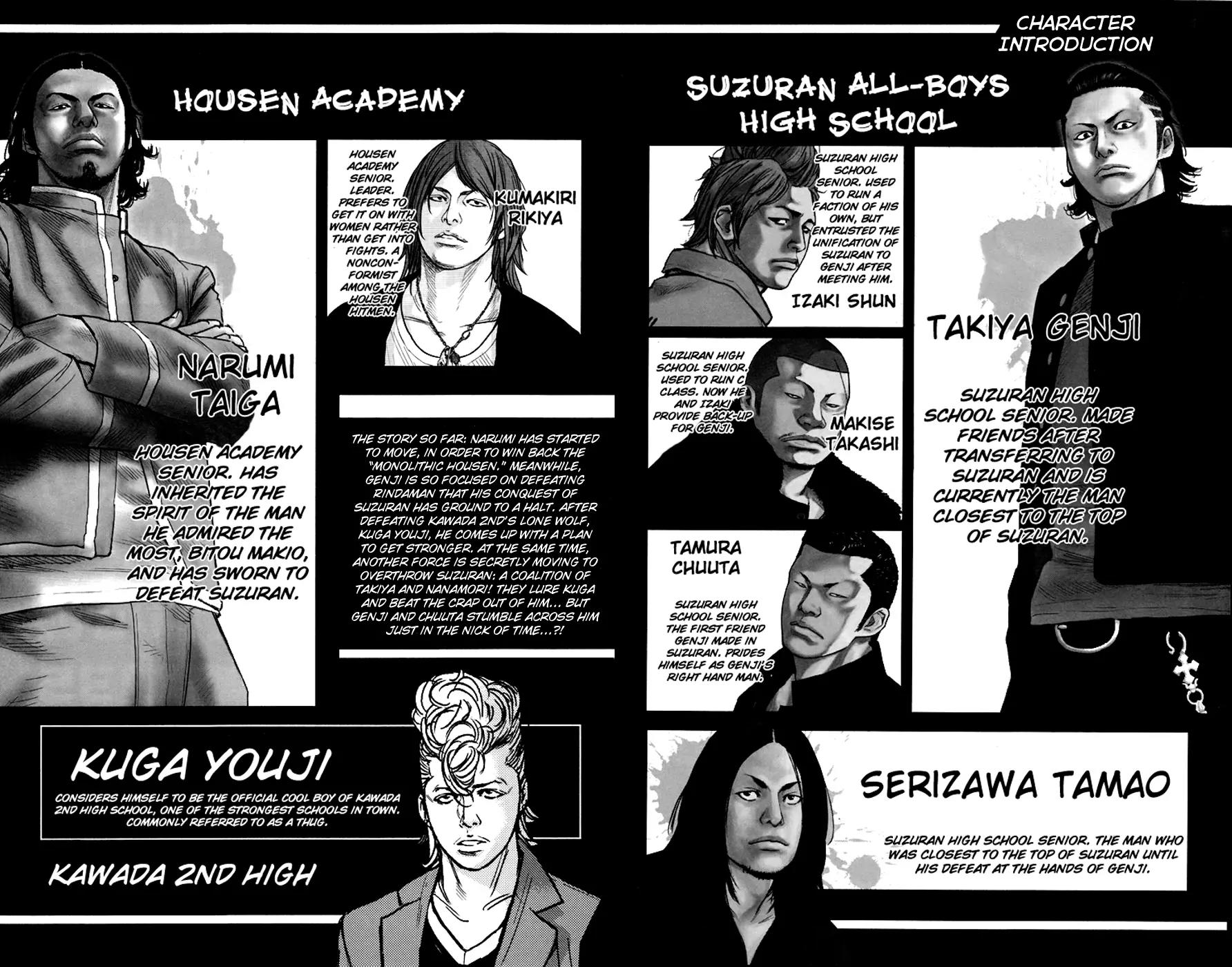Crows Zero II: Suzuran x Houen Chapter 9 page 6 - Chapter 9: Formation Meeting
