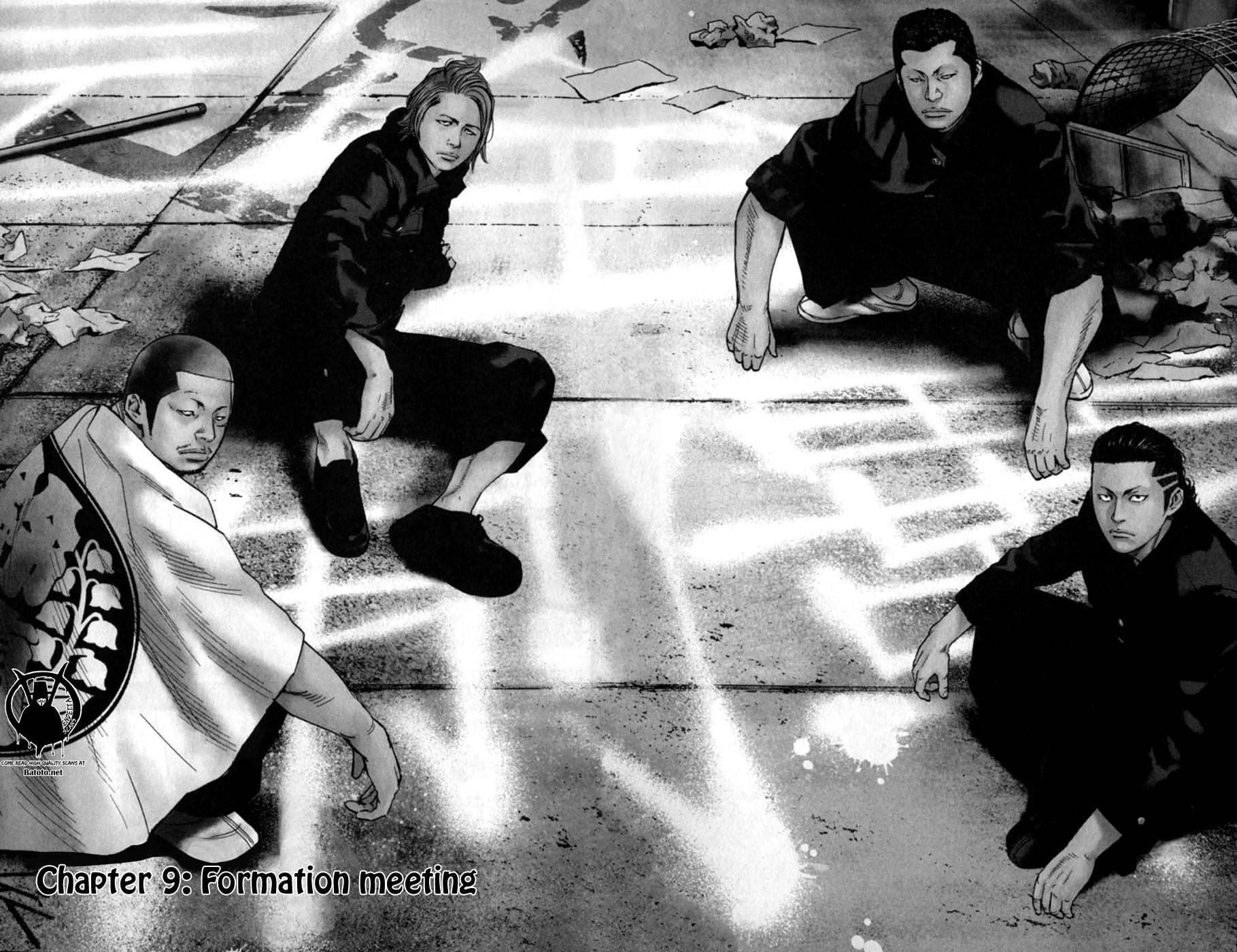 Crows Zero II: Suzuran x Houen Chapter 9 page 9 - Chapter 9: Formation Meeting