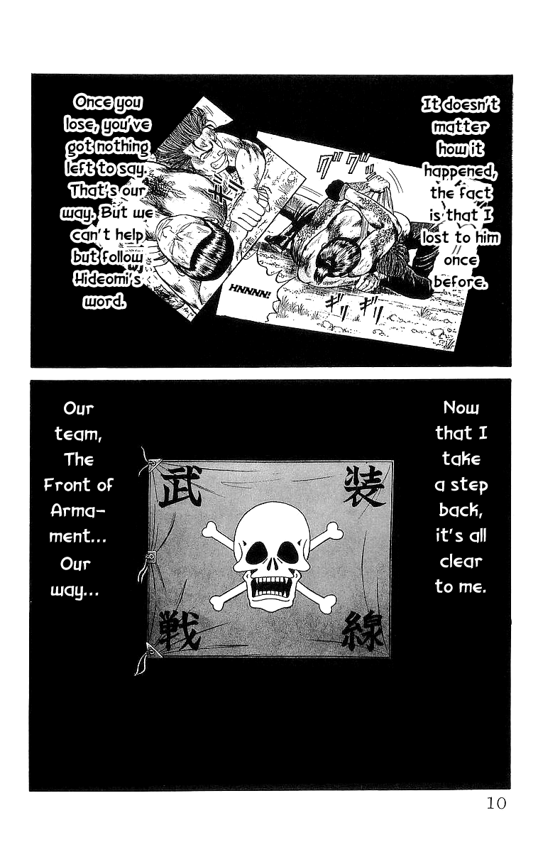 Crows Chapter 19 page 10 - Chapter 19: Those Who Have Gathered at the 4th Warehouse (Act III)