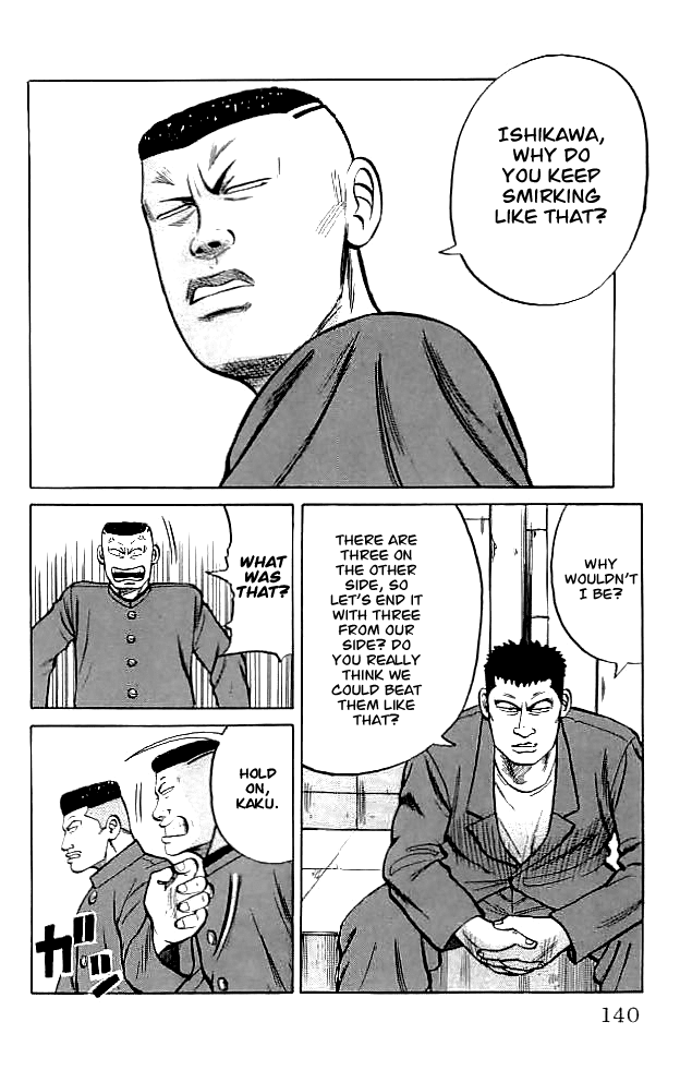 Crows Chapter 35 page 19 - Chapter 35: You Kicked Me (Part 1)