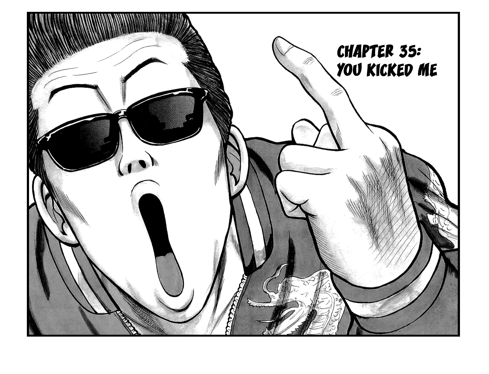 Crows Chapter 35 page 2 - Chapter 35: You Kicked Me (Part 1)