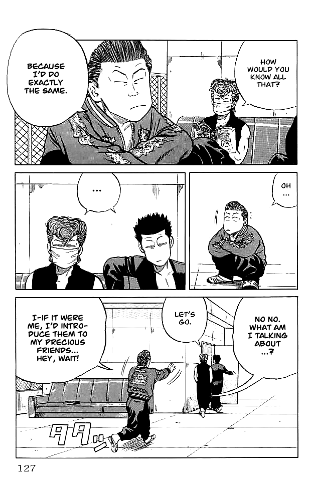 Crows Chapter 35 page 6 - Chapter 35: You Kicked Me (Part 1)