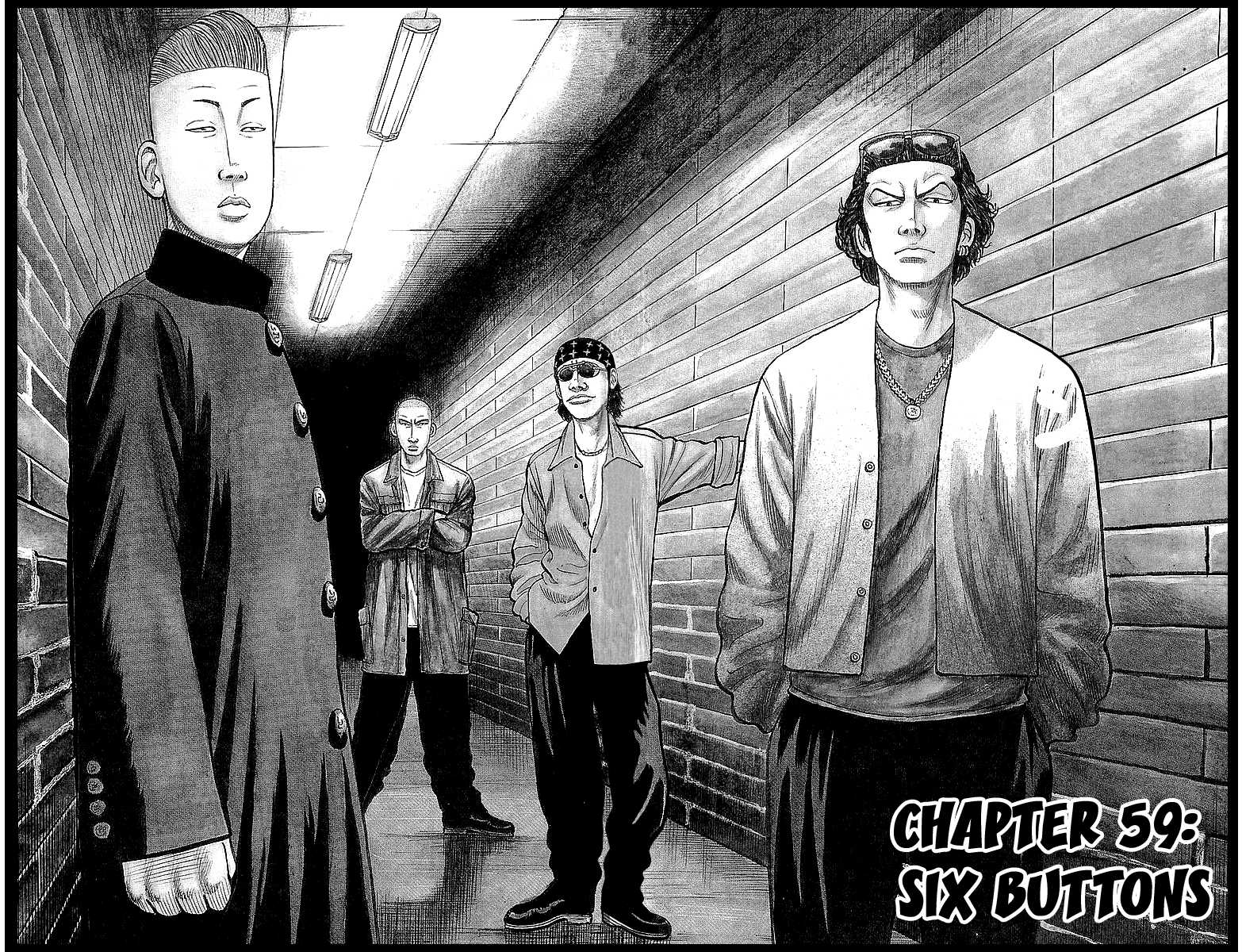 Crows Chapter 59 page 4 - Chapter 59: Six Buttons