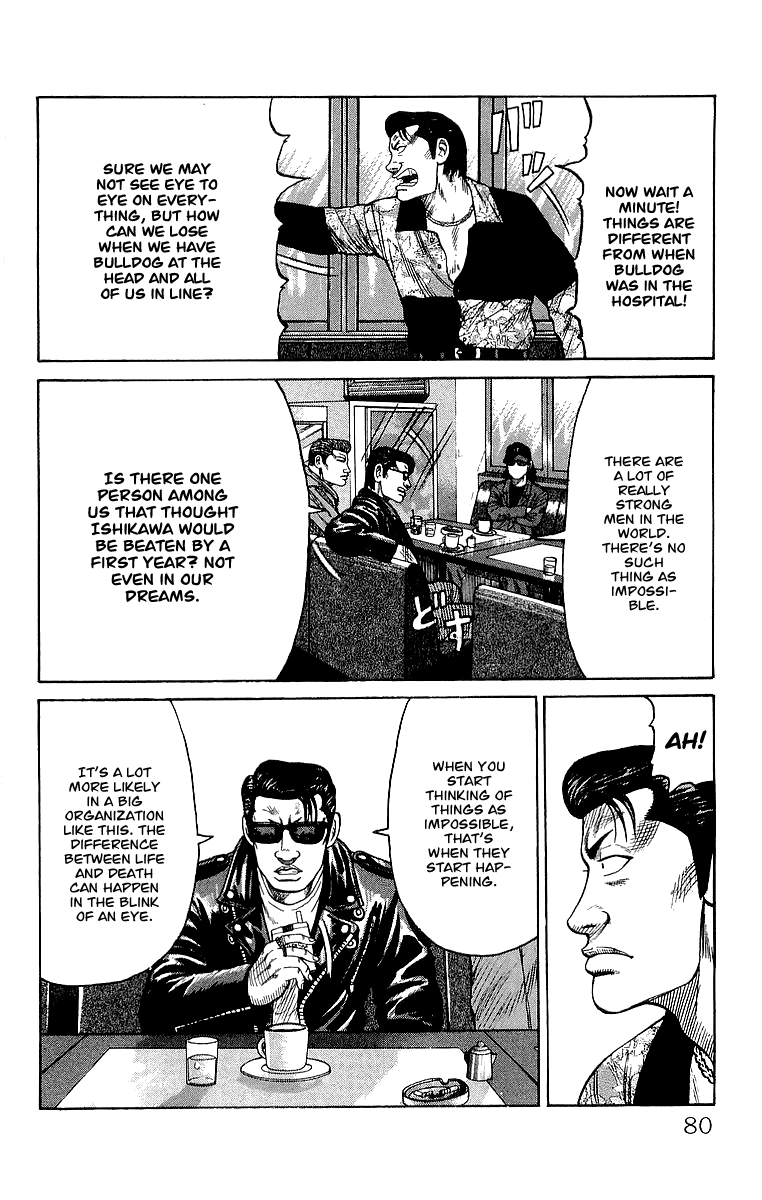 Crows Chapter 62 page 21 - Chapter 62: Kurotaki Alliance Kanbu Meeting!