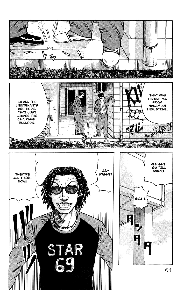 Crows Chapter 62 page 6 - Chapter 62: Kurotaki Alliance Kanbu Meeting!