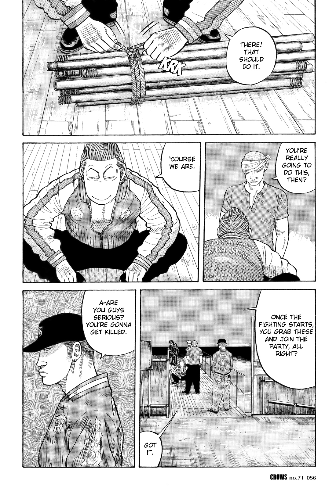 Crows Chapter 73 page 13 - Chapter 73: Full Moon Night