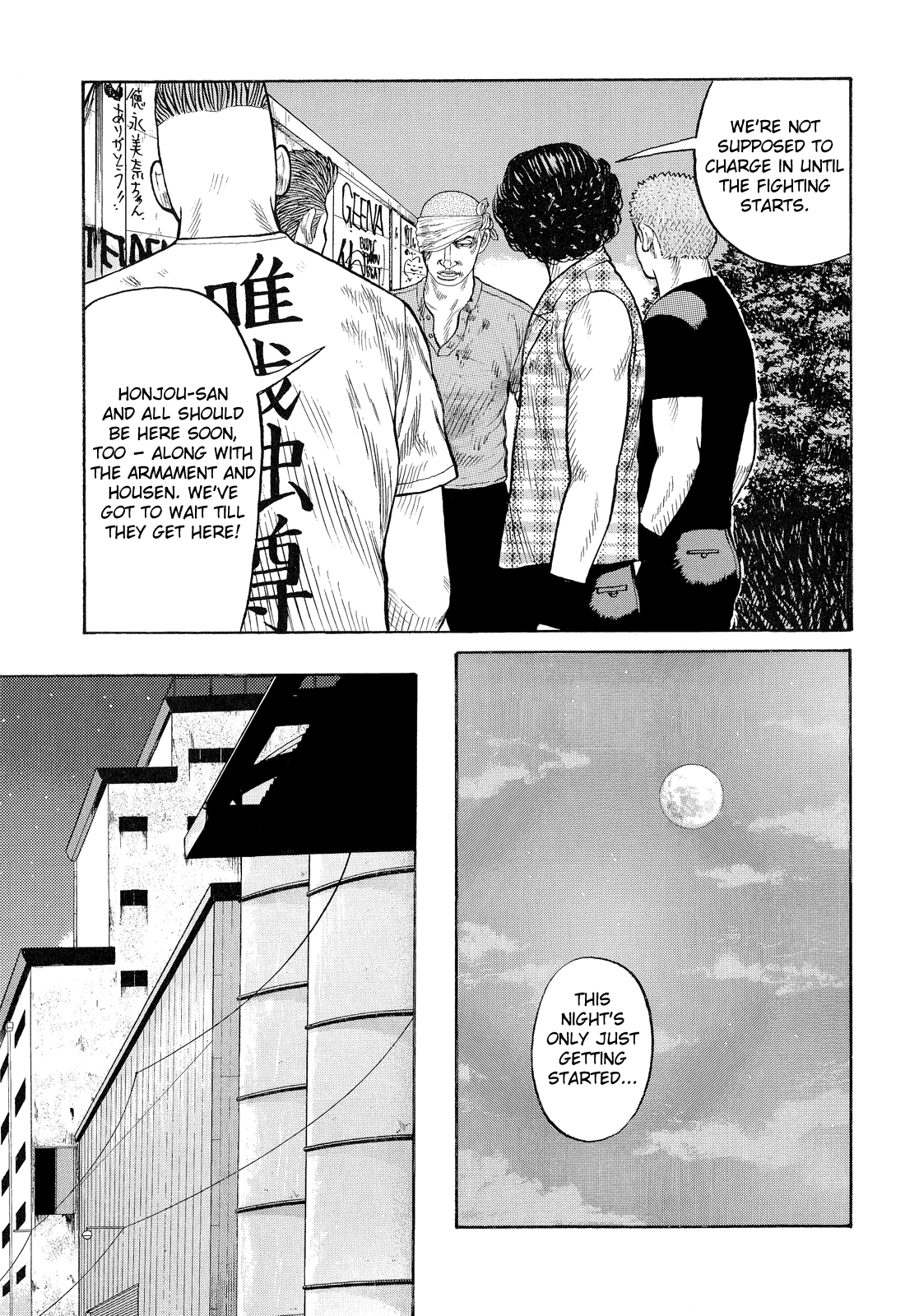 Crows Chapter 73 page 35 - Chapter 73: Full Moon Night