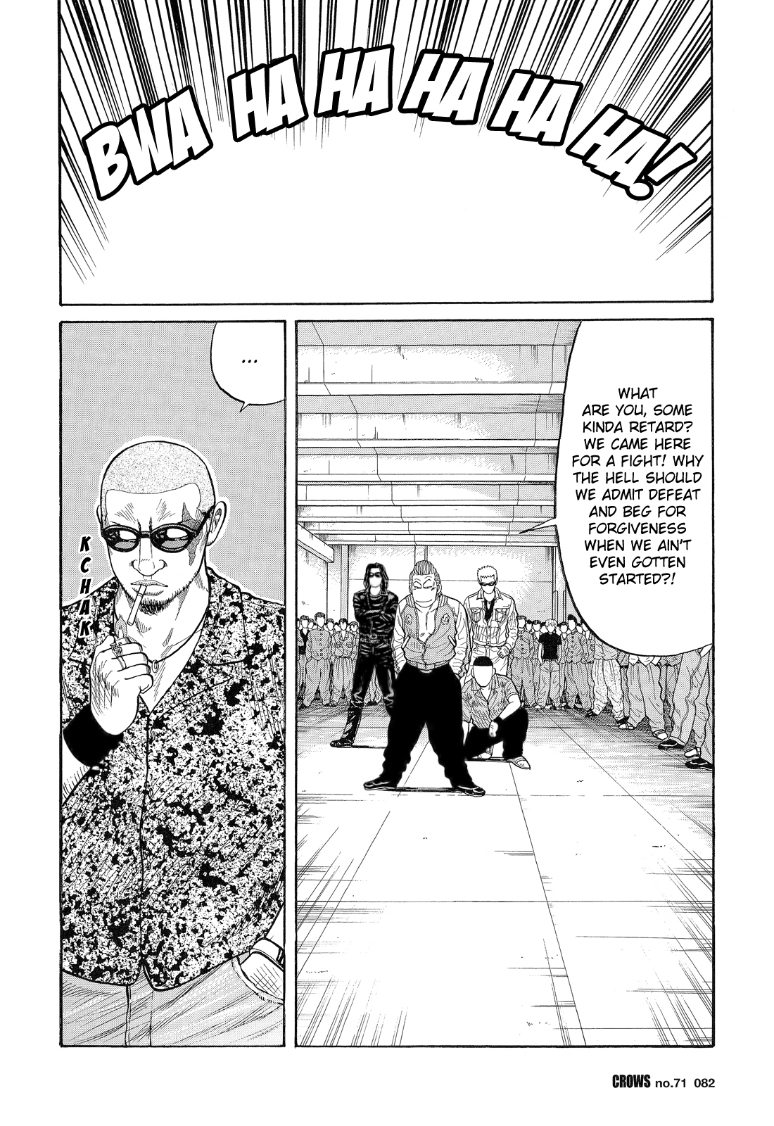 Crows Chapter 73 page 36 - Chapter 73: Full Moon Night