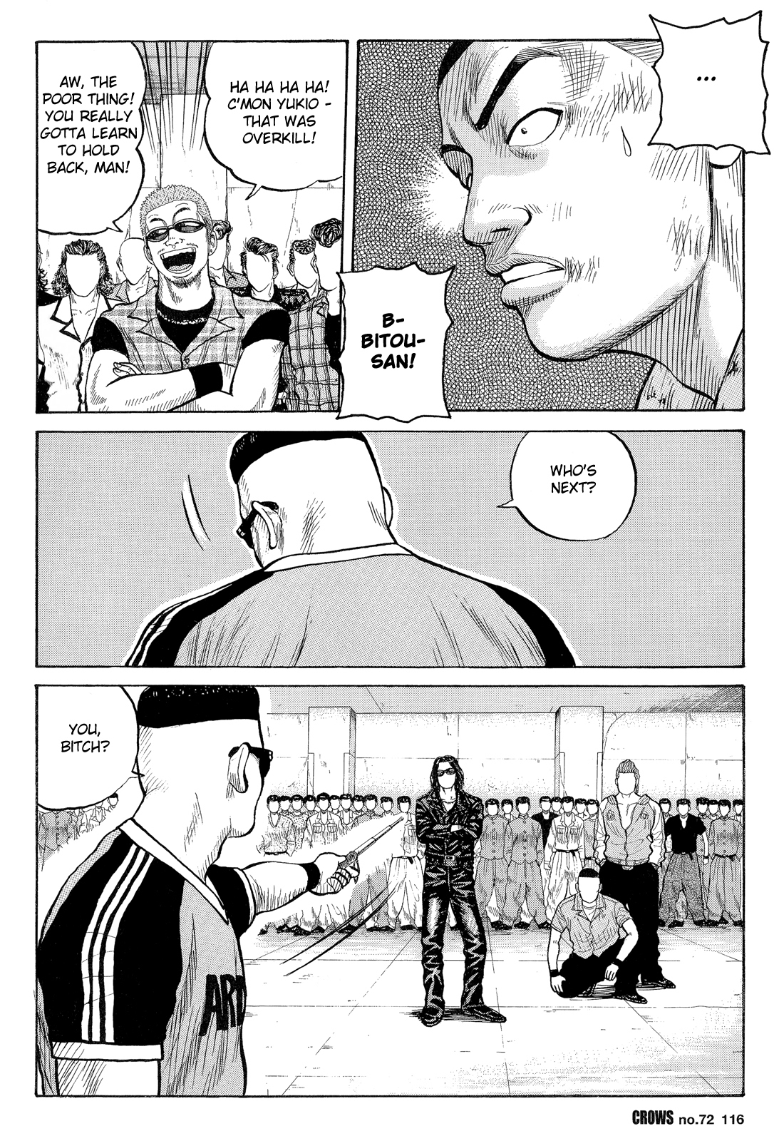 Crows Chapter 74 page 21 - Chapter 74: Bitou and Ryuushin