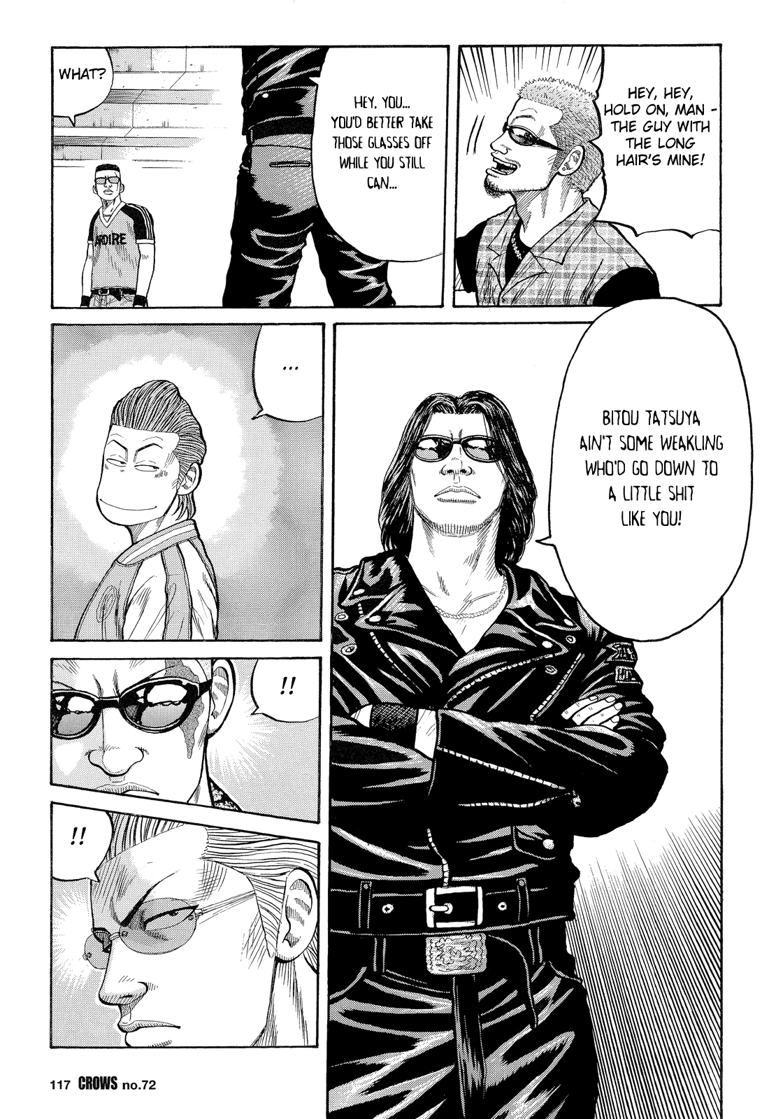 Crows Chapter 74 page 22 - Chapter 74: Bitou and Ryuushin