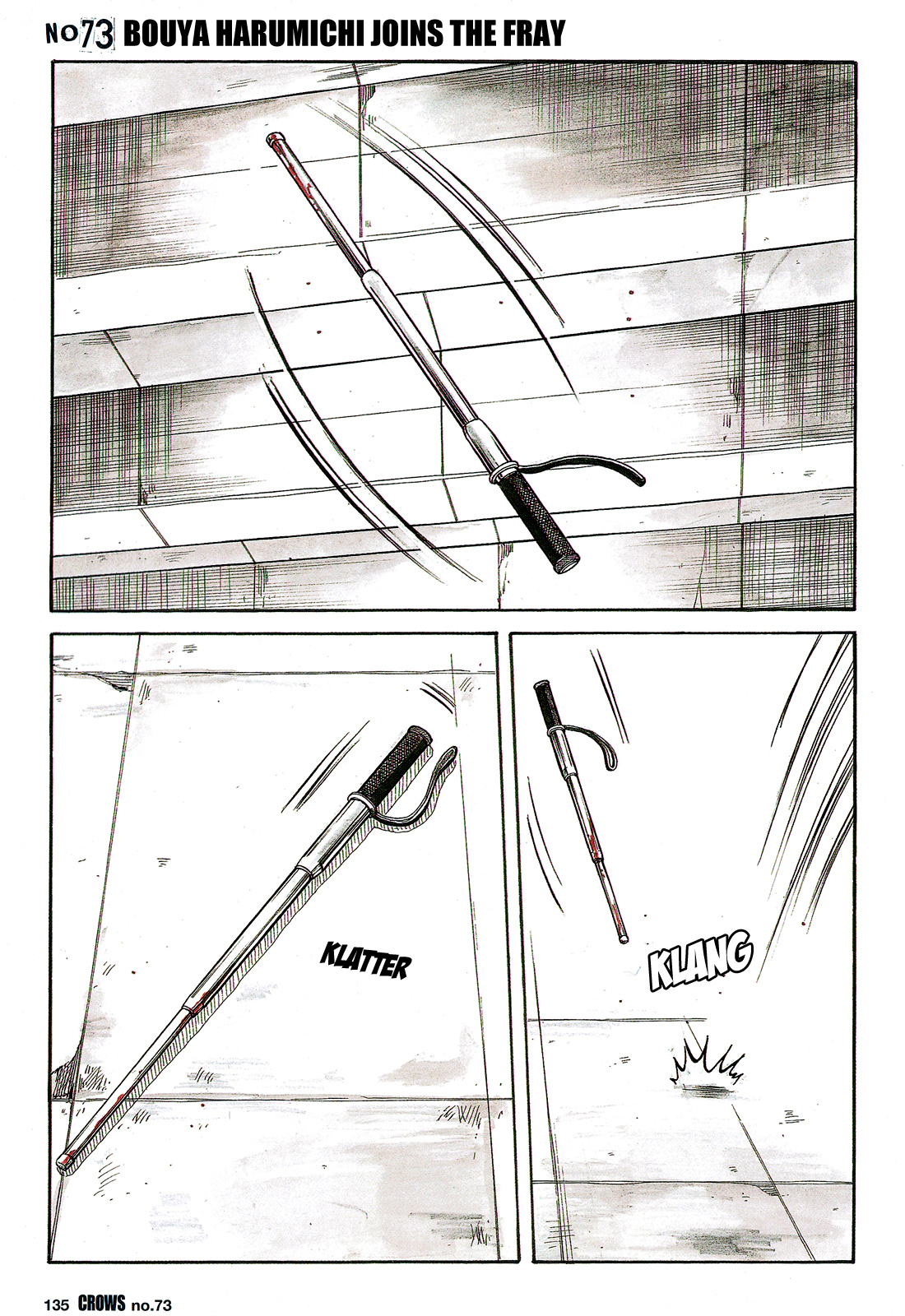 Crows Chapter 75 page 1 - Chapter 75: Bouya Harumichi Joins the Fray