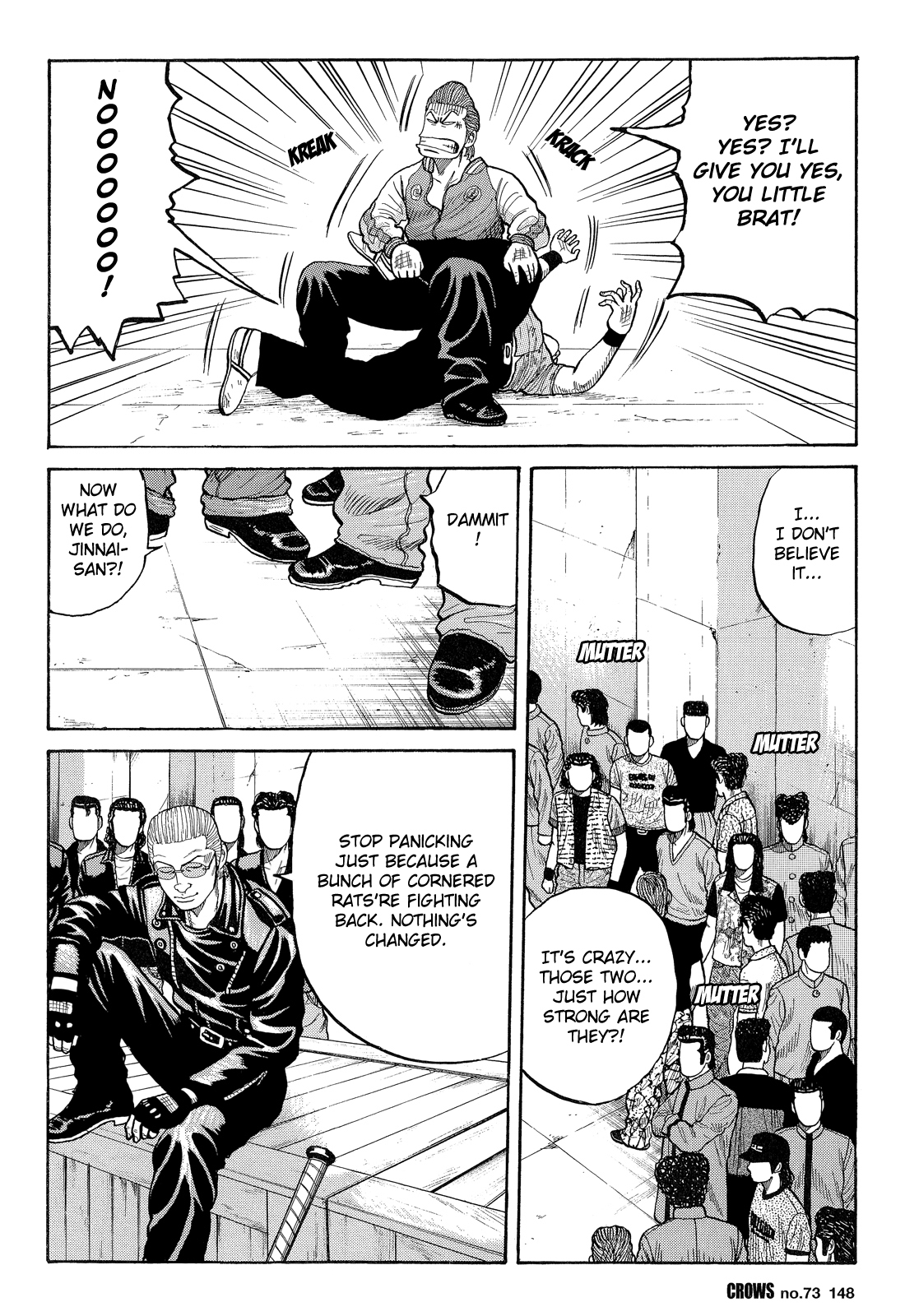 Crows Chapter 75 page 13 - Chapter 75: Bouya Harumichi Joins the Fray