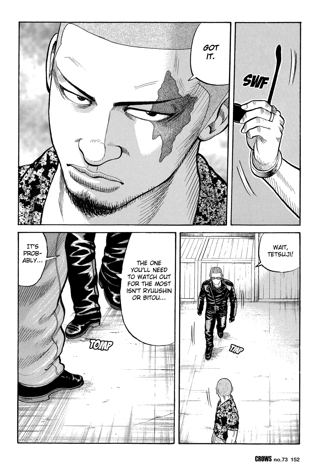 Crows Chapter 75 page 17 - Chapter 75: Bouya Harumichi Joins the Fray