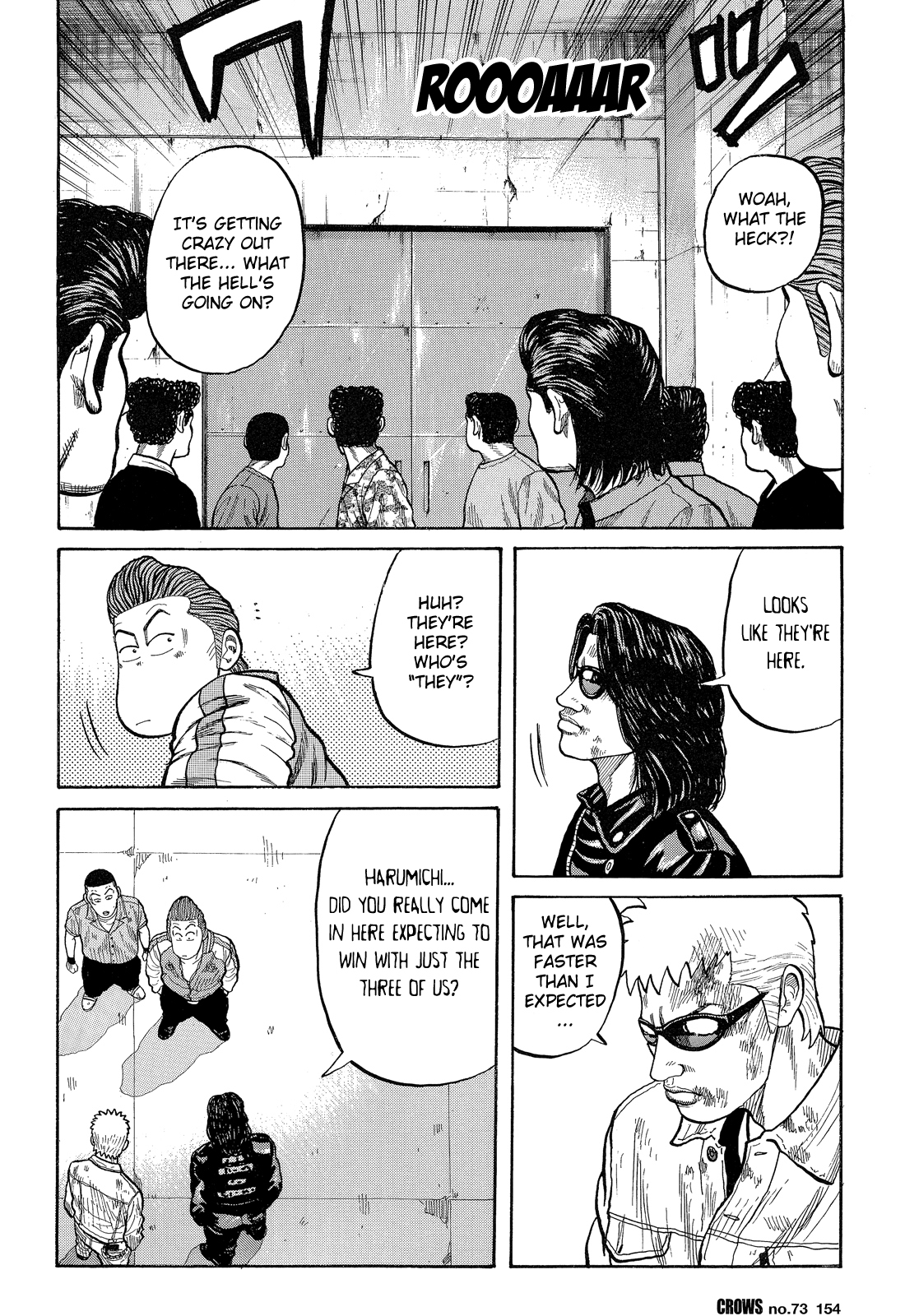 Crows Chapter 75 page 19 - Chapter 75: Bouya Harumichi Joins the Fray