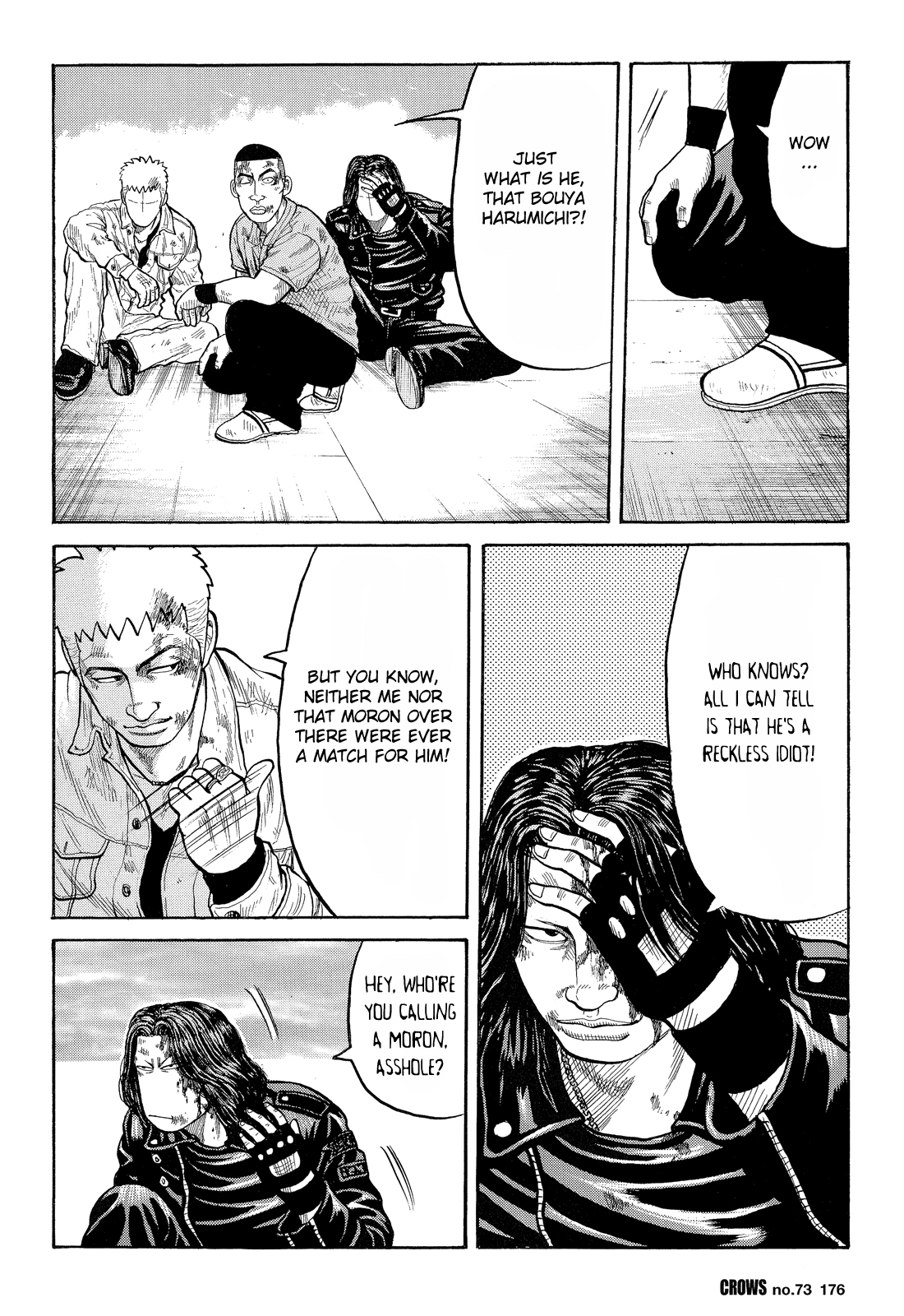 Crows Chapter 75 page 37 - Chapter 75: Bouya Harumichi Joins the Fray
