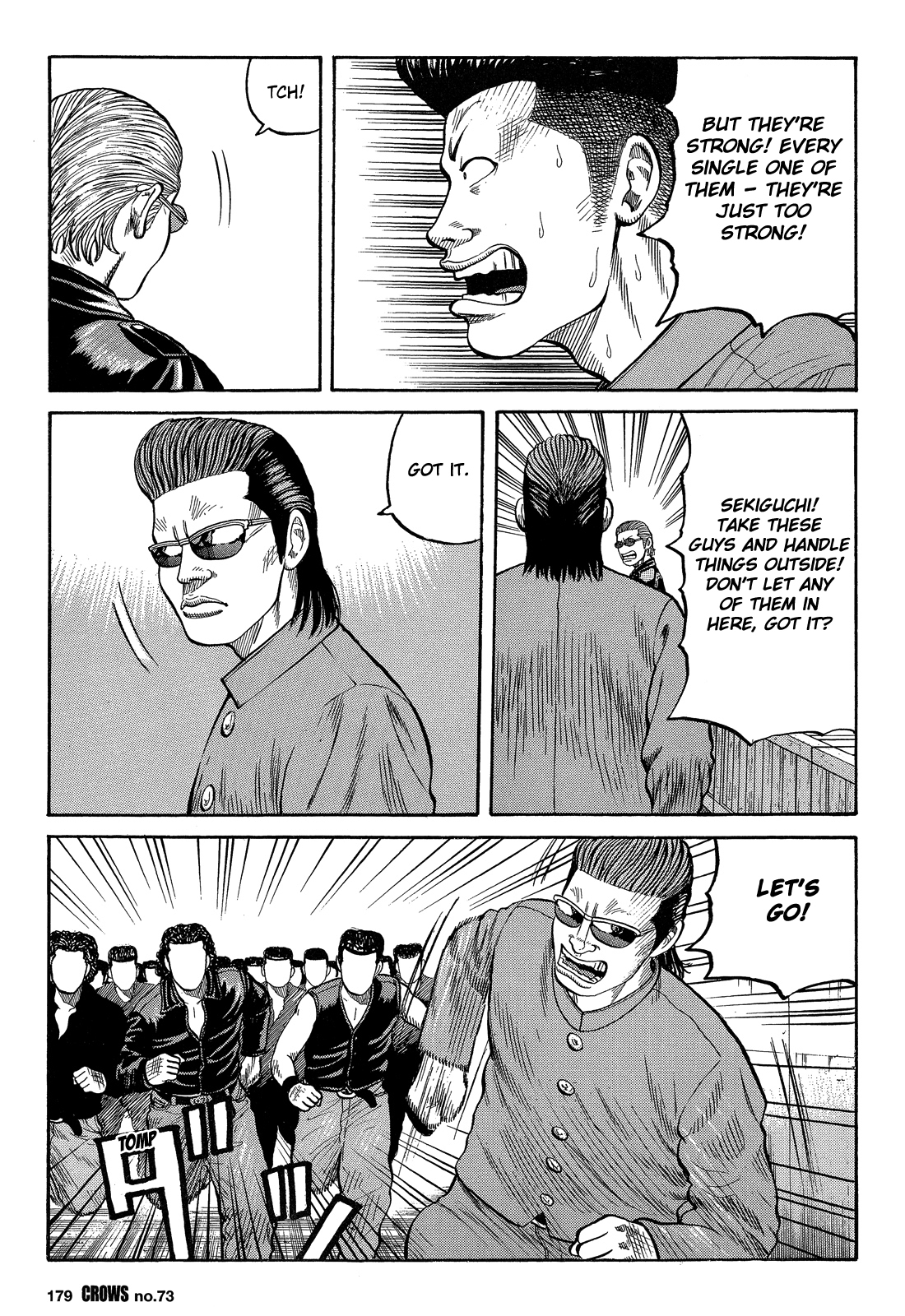 Crows Chapter 75 page 40 - Chapter 75: Bouya Harumichi Joins the Fray