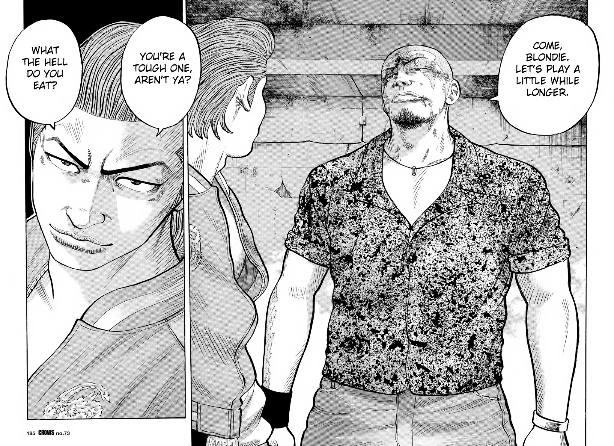 Crows Chapter 75 page 45 - Chapter 75: Bouya Harumichi Joins the Fray