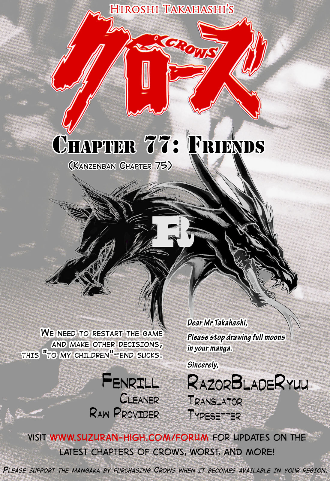 Crows Chapter 77 page 48 - Chapter 77: Friends