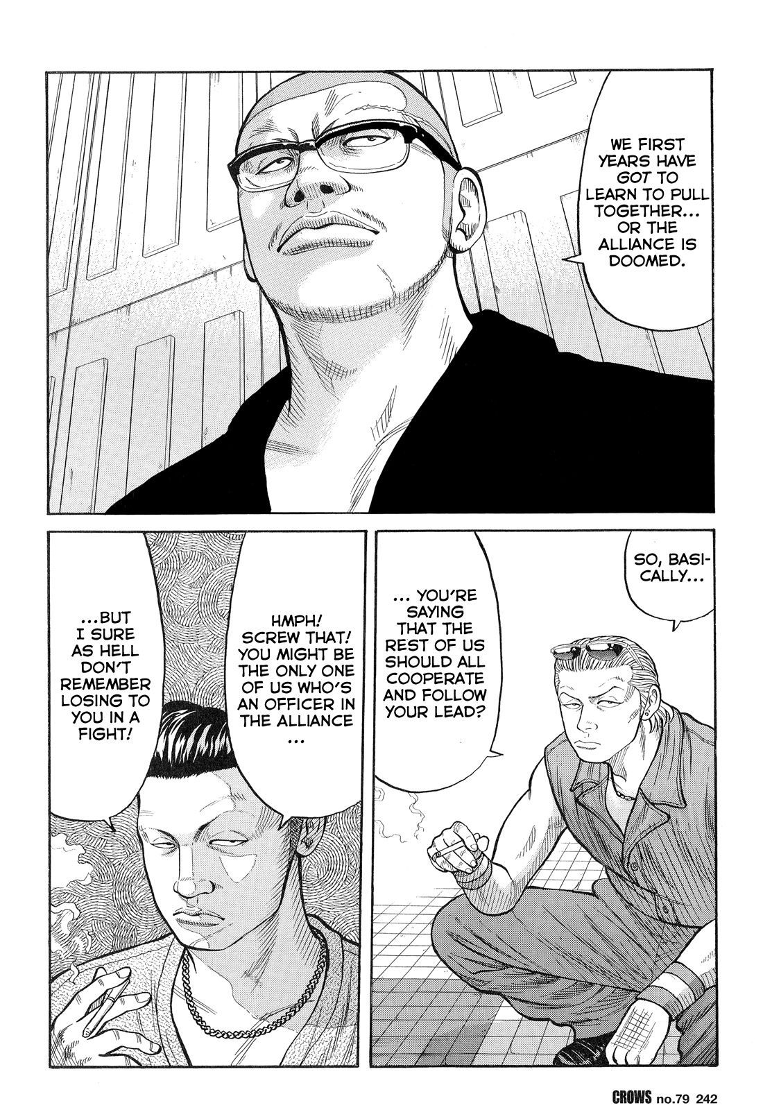 Crows Chapter 81 page 35 - Chapter 81: The View from the Top