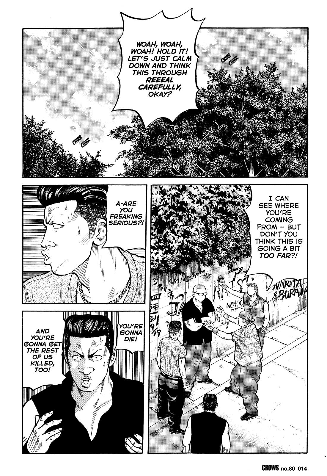 Crows Chapter 82 page 11 - Chapter 82: Behind Those Graffitied Walls