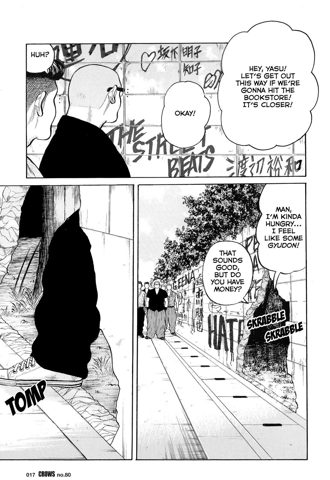 Crows Chapter 82 page 14 - Chapter 82: Behind Those Graffitied Walls