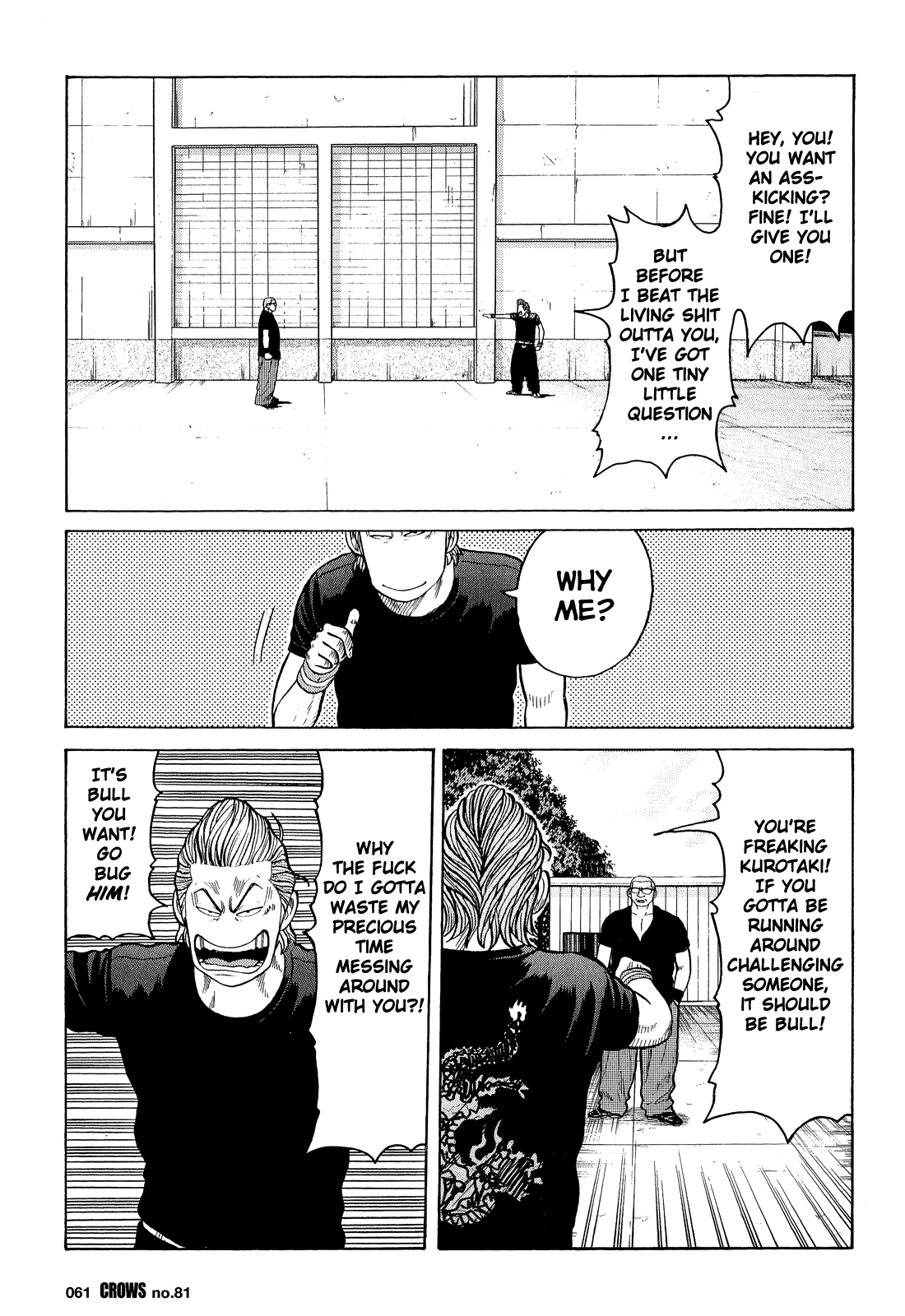 Crows Chapter 83 page 11 - Chapter 83: The Boss of the Kurotaki Alliance