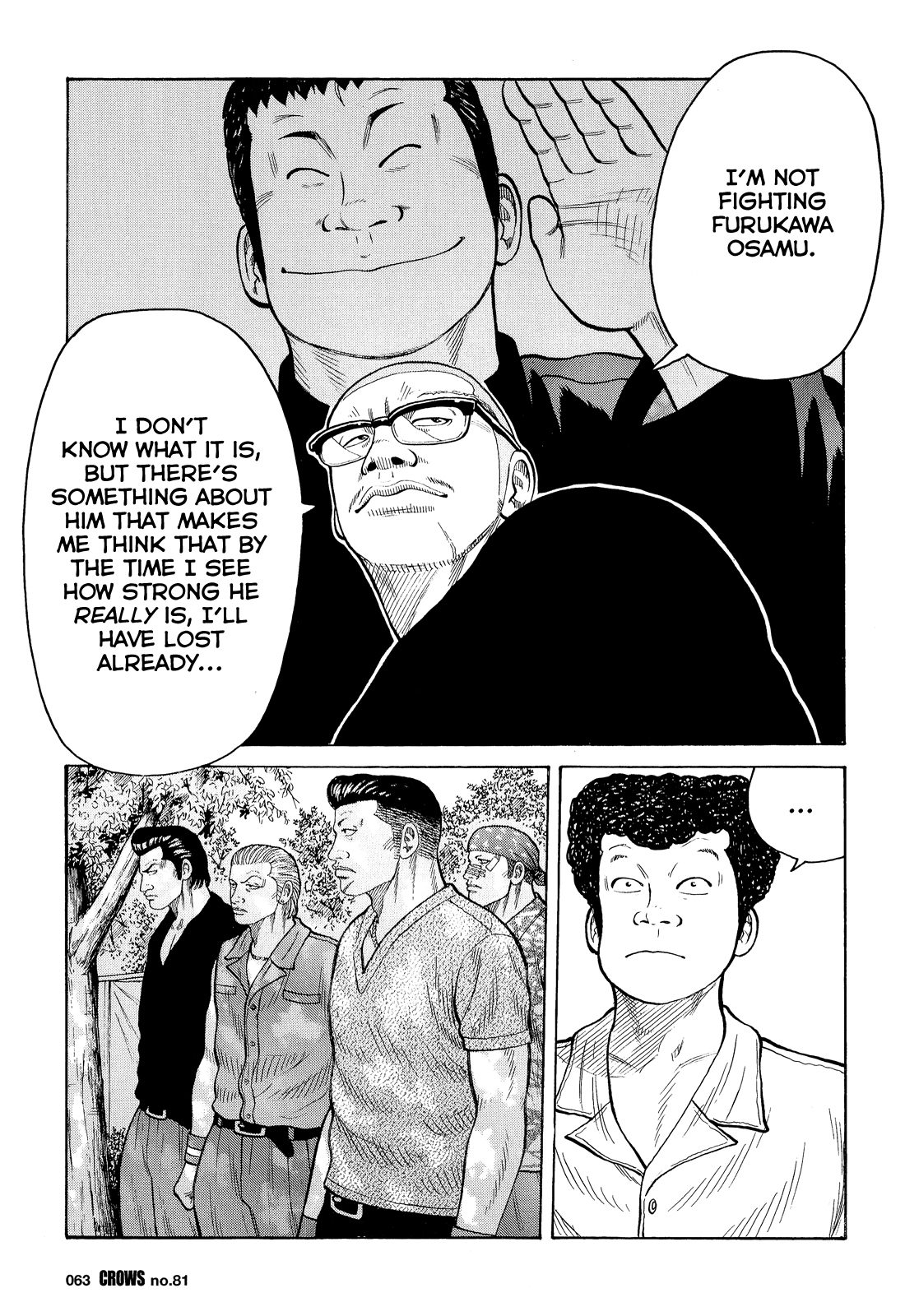 Crows Chapter 83 page 13 - Chapter 83: The Boss of the Kurotaki Alliance