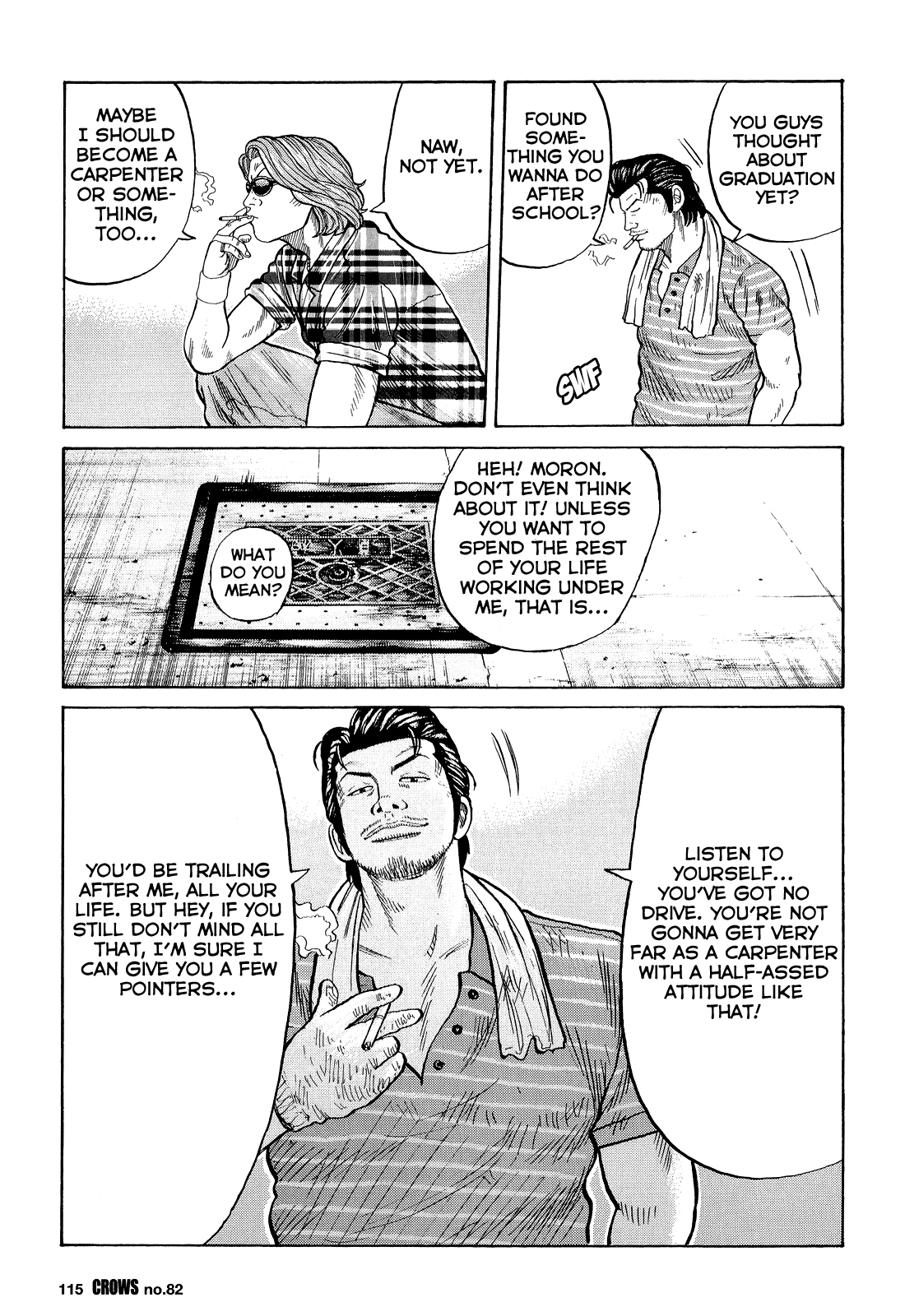 Crows Chapter 84 page 10 - Chapter 84: The Scar-faced Man's Lament