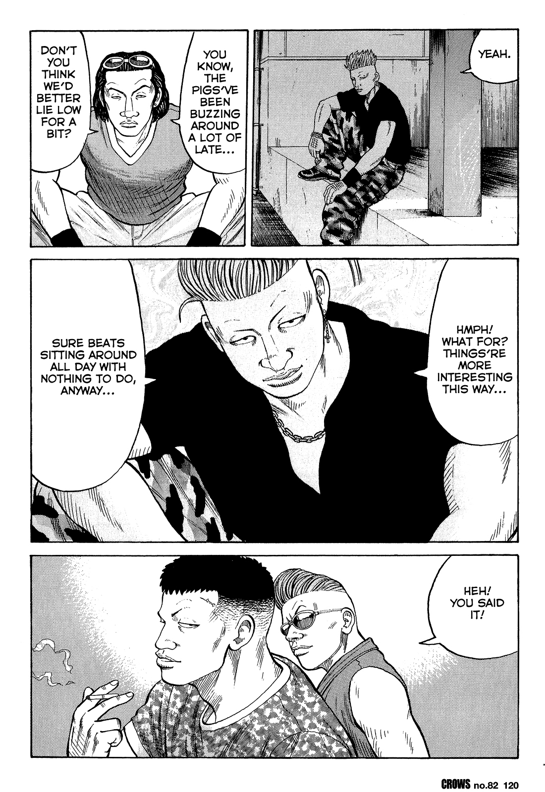 Crows Chapter 84 page 15 - Chapter 84: The Scar-faced Man's Lament