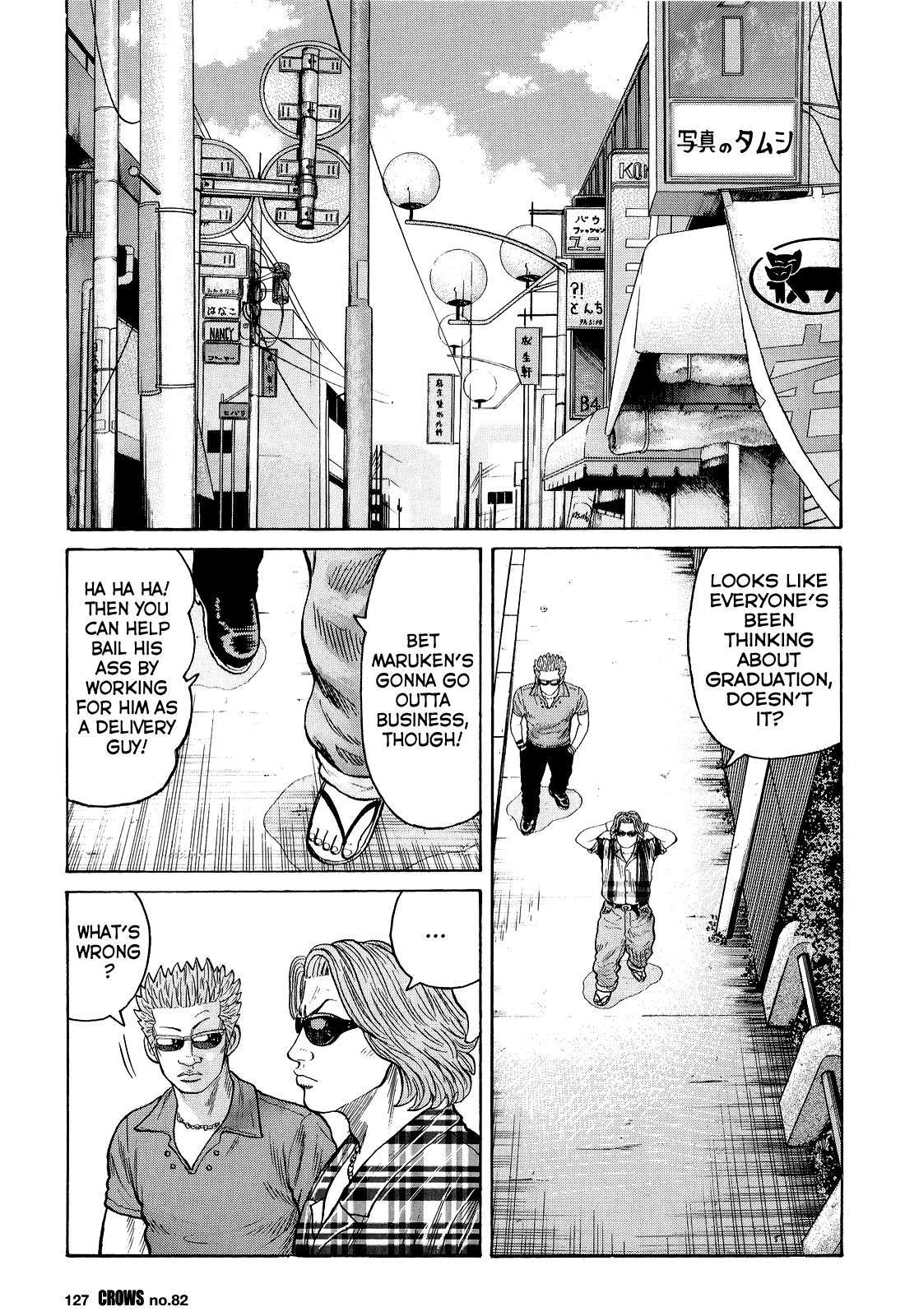 Crows Chapter 84 page 22 - Chapter 84: The Scar-faced Man's Lament