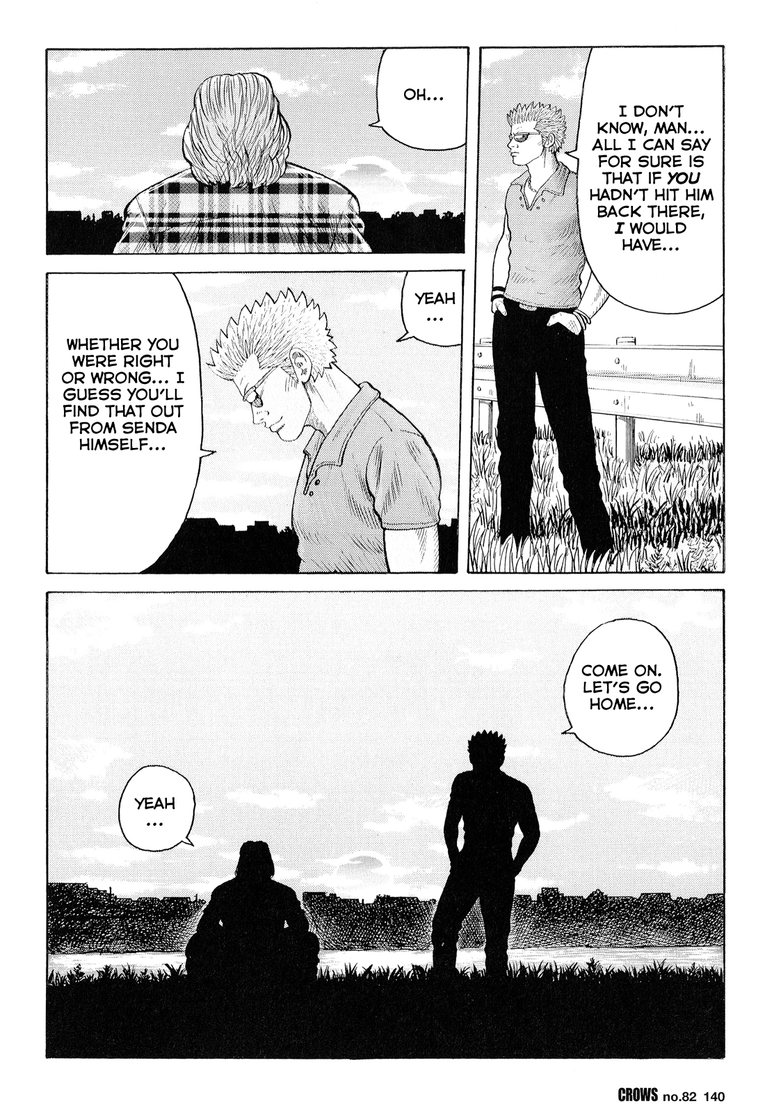 Crows Chapter 84 page 35 - Chapter 84: The Scar-faced Man's Lament