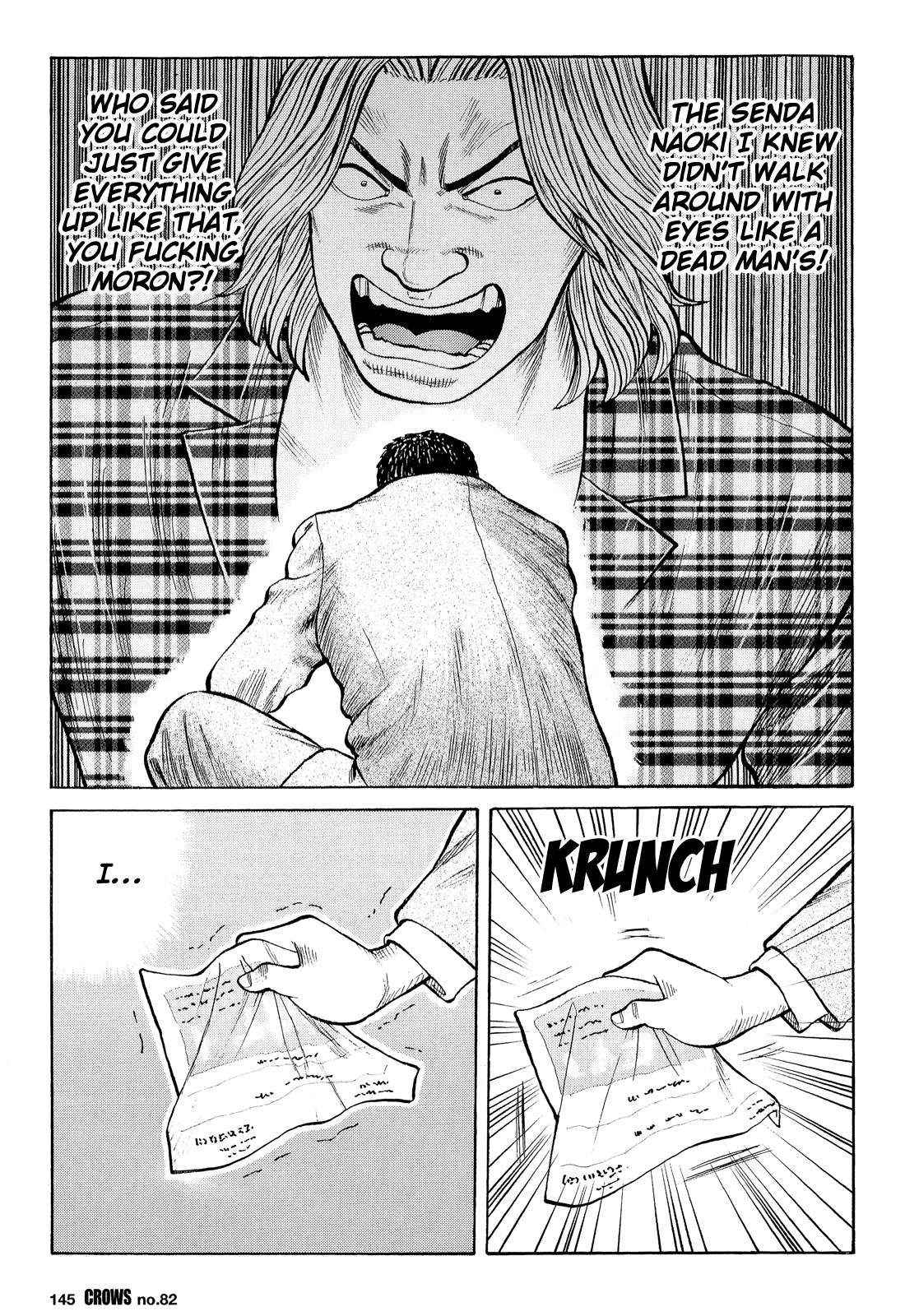 Crows Chapter 84 page 40 - Chapter 84: The Scar-faced Man's Lament