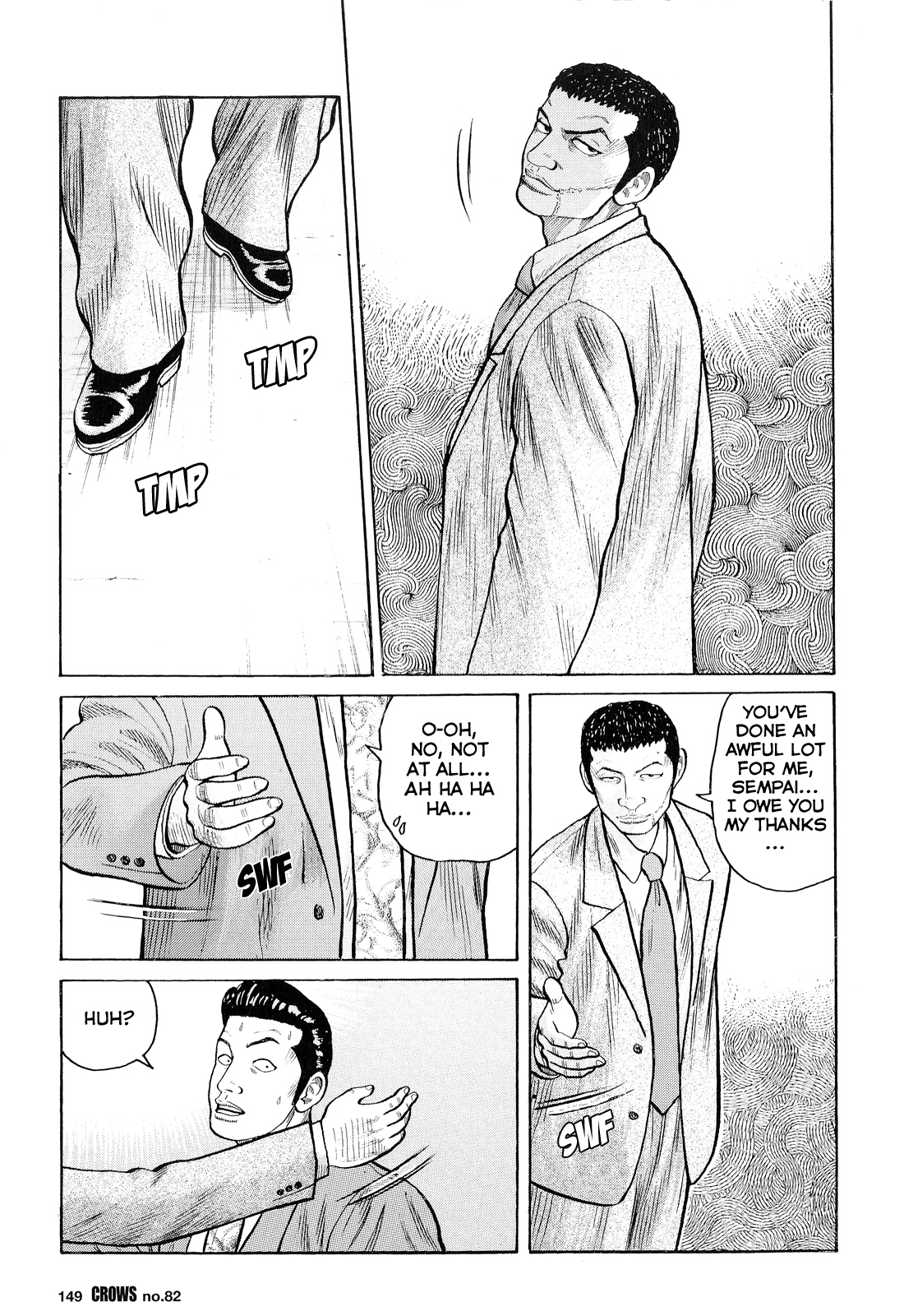 Crows Chapter 84 page 44 - Chapter 84: The Scar-faced Man's Lament