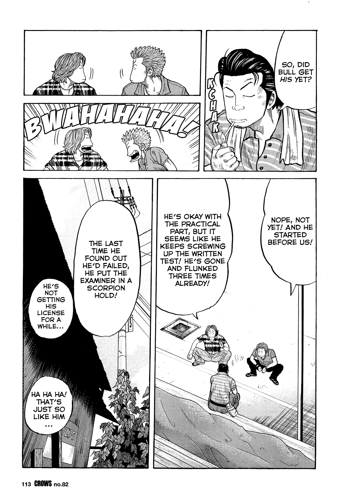 Crows Chapter 84 page 8 - Chapter 84: The Scar-faced Man's Lament