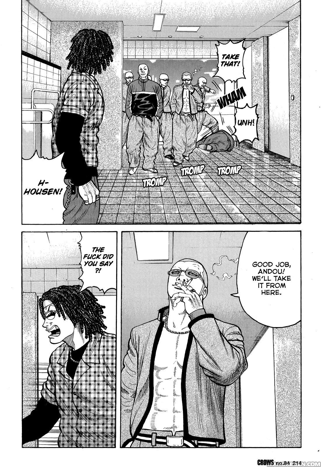 Crows Chapter 86 page 10 - Chapter 86: The Four Heads