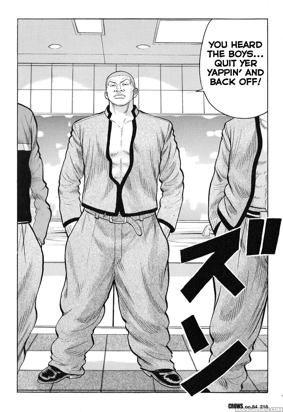 Crows Chapter 86 page 12 - Chapter 86: The Four Heads