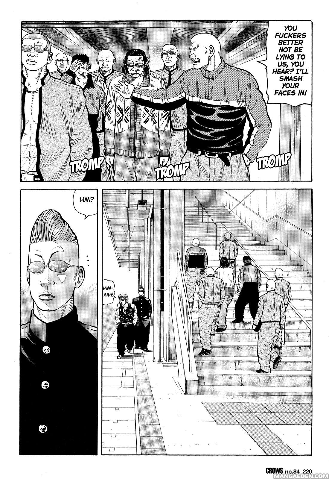 Crows Chapter 86 page 16 - Chapter 86: The Four Heads