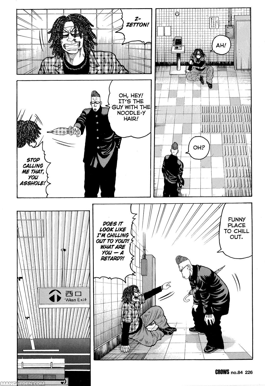 Crows Chapter 86 page 21 - Chapter 86: The Four Heads